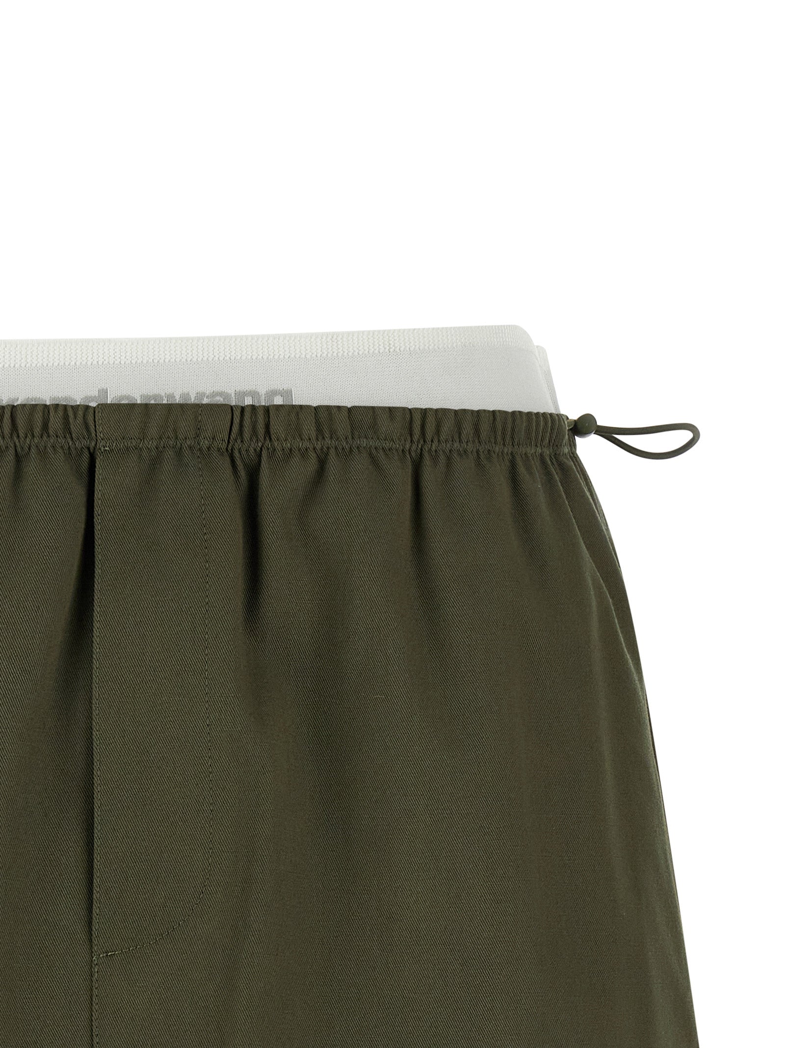 Alexander Wang Bicolor Cotton Long Skirt