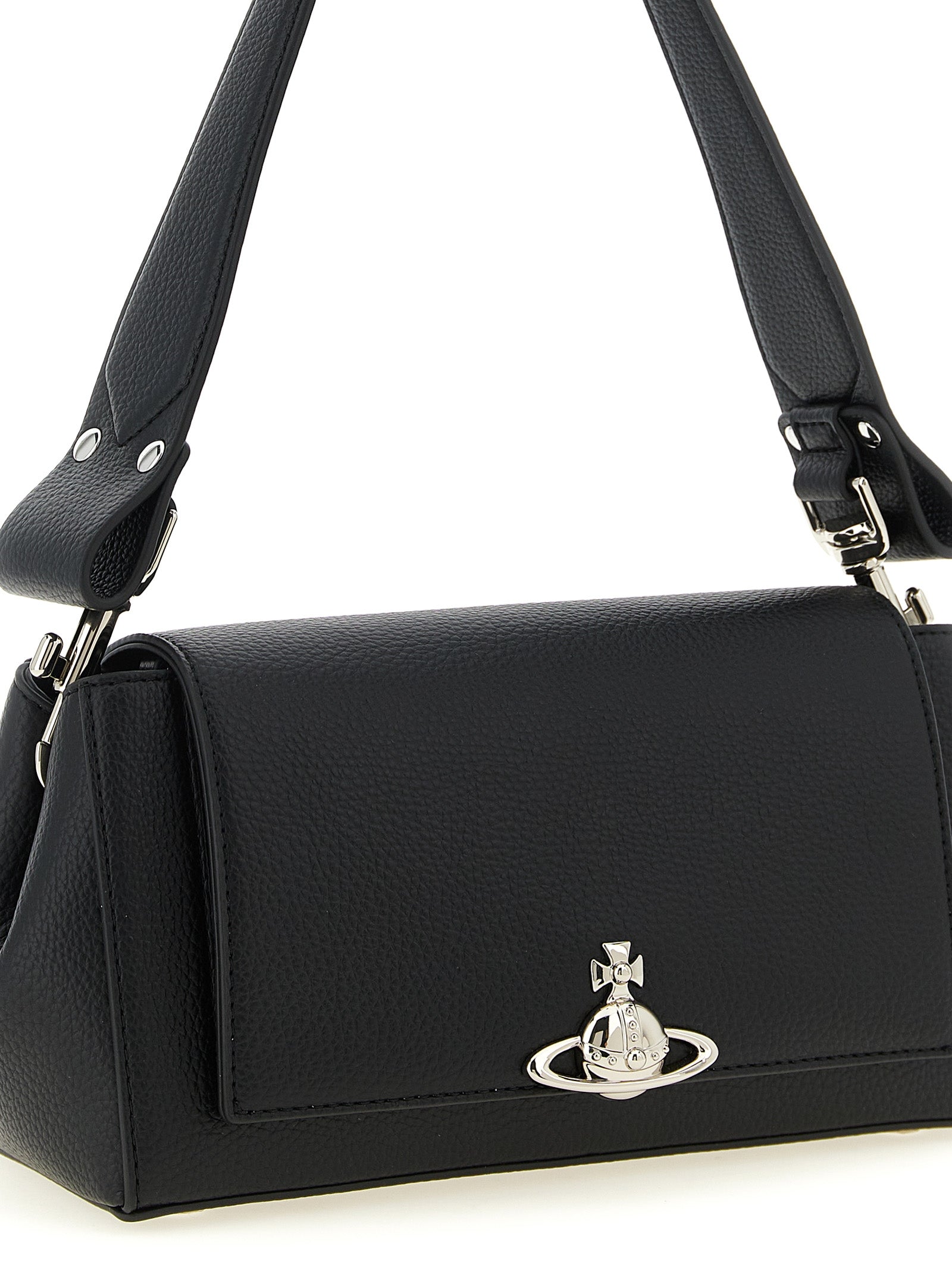 Vivienne Westwood Black Polyethylene Shoulder Bag