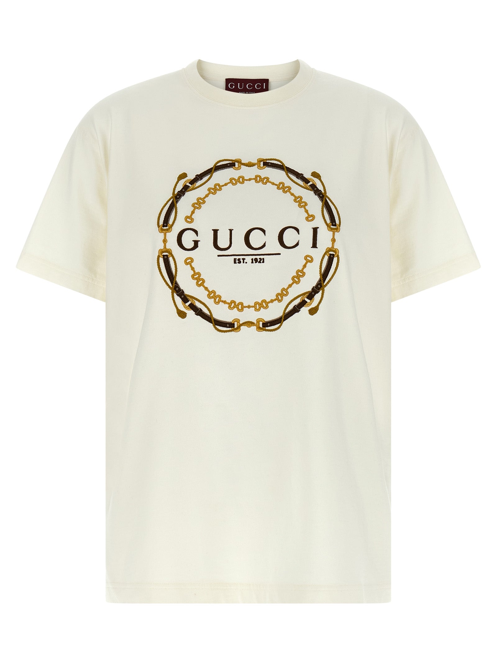 Gucci White Fabric T-Shirt
