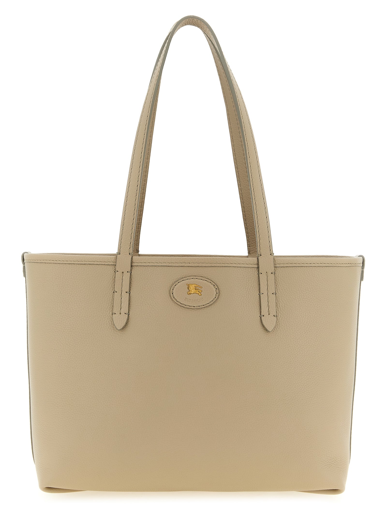 Burberry Beige Calfskin Tote Bag
