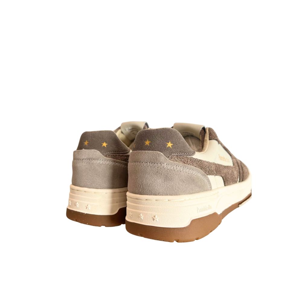Pantofola D'Oro Grey Leather Men Sneaker
