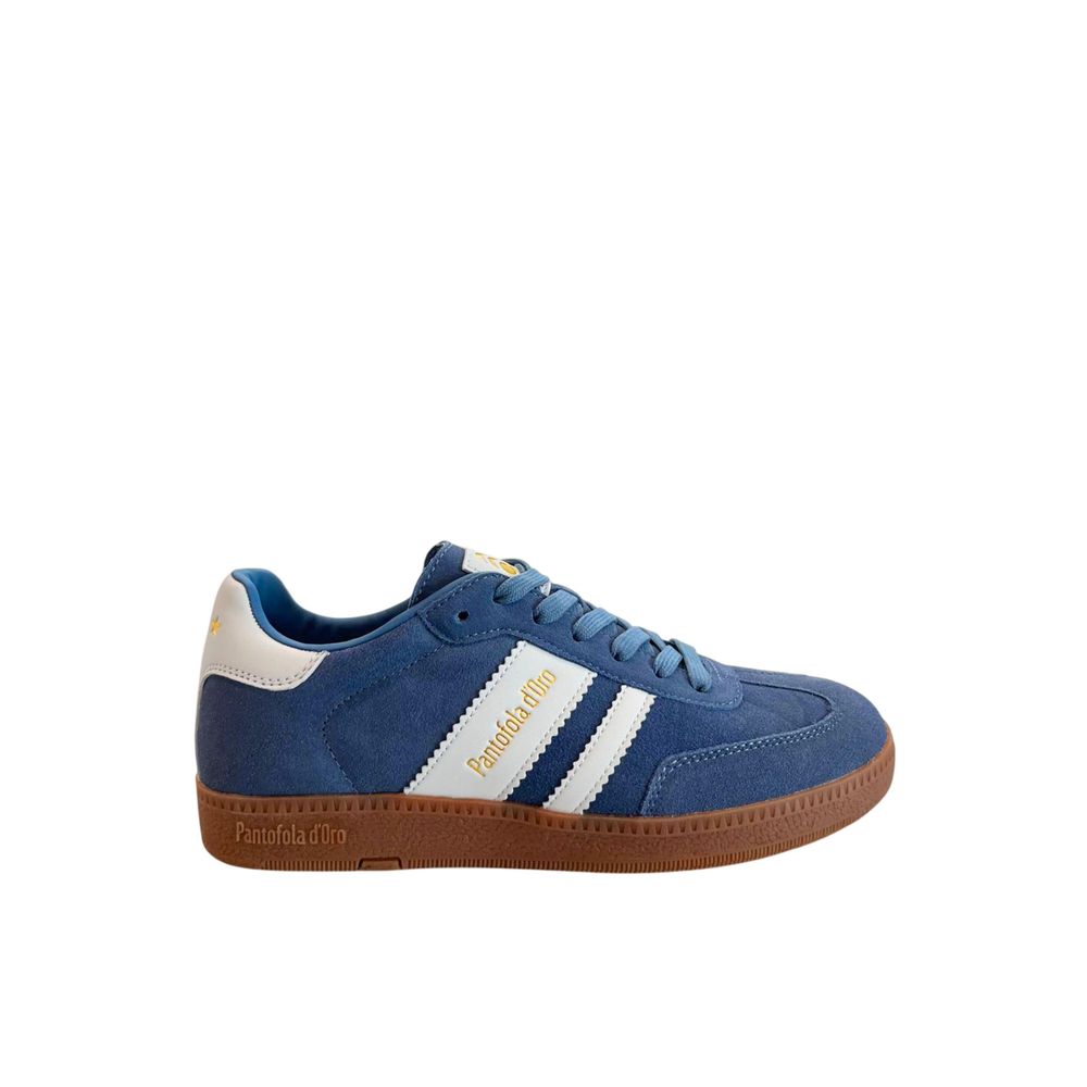 Pantofola D'Oro Blue Suede Men's Sneakers