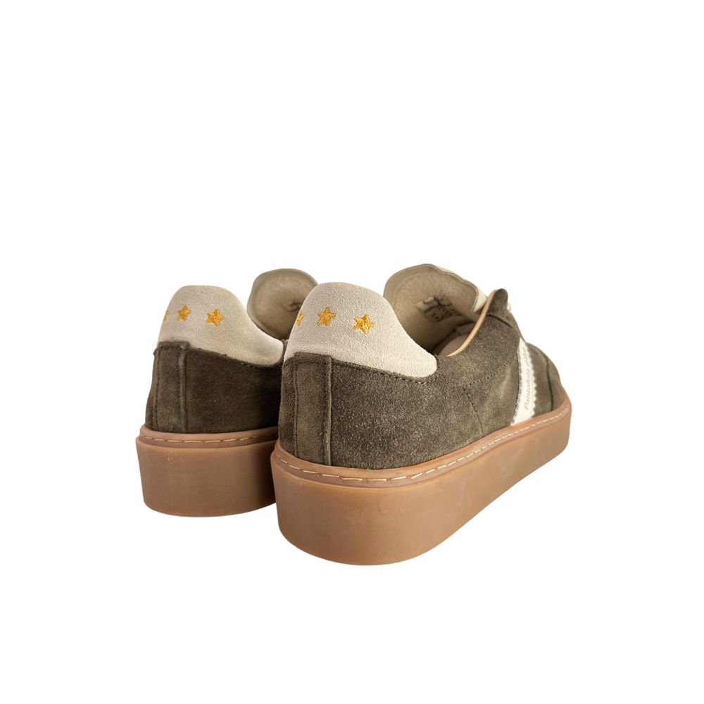 Pantofola D'Oro Green Suede Men Sneaker