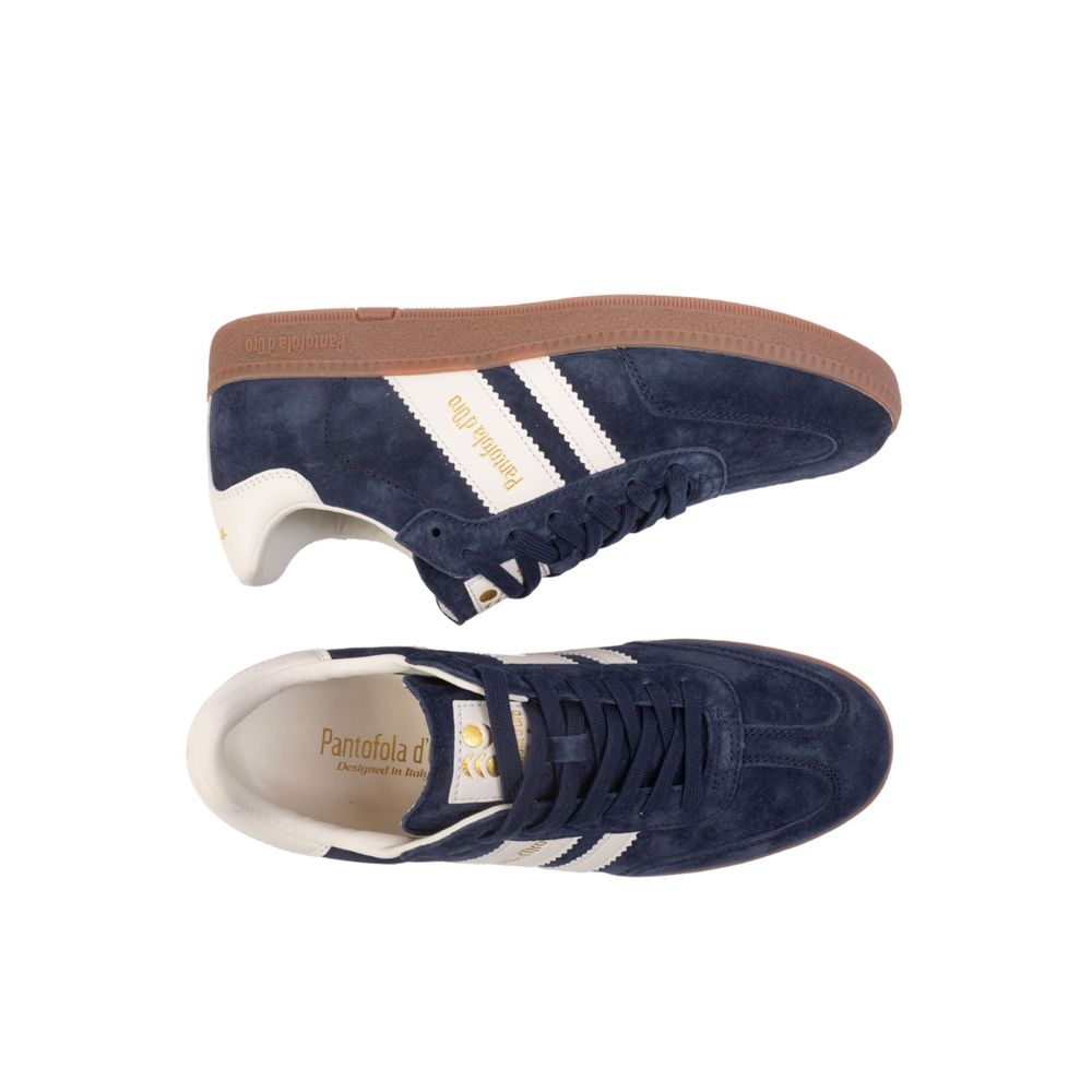 Pantofola D'Oro Blue Suede Men Sneaker
