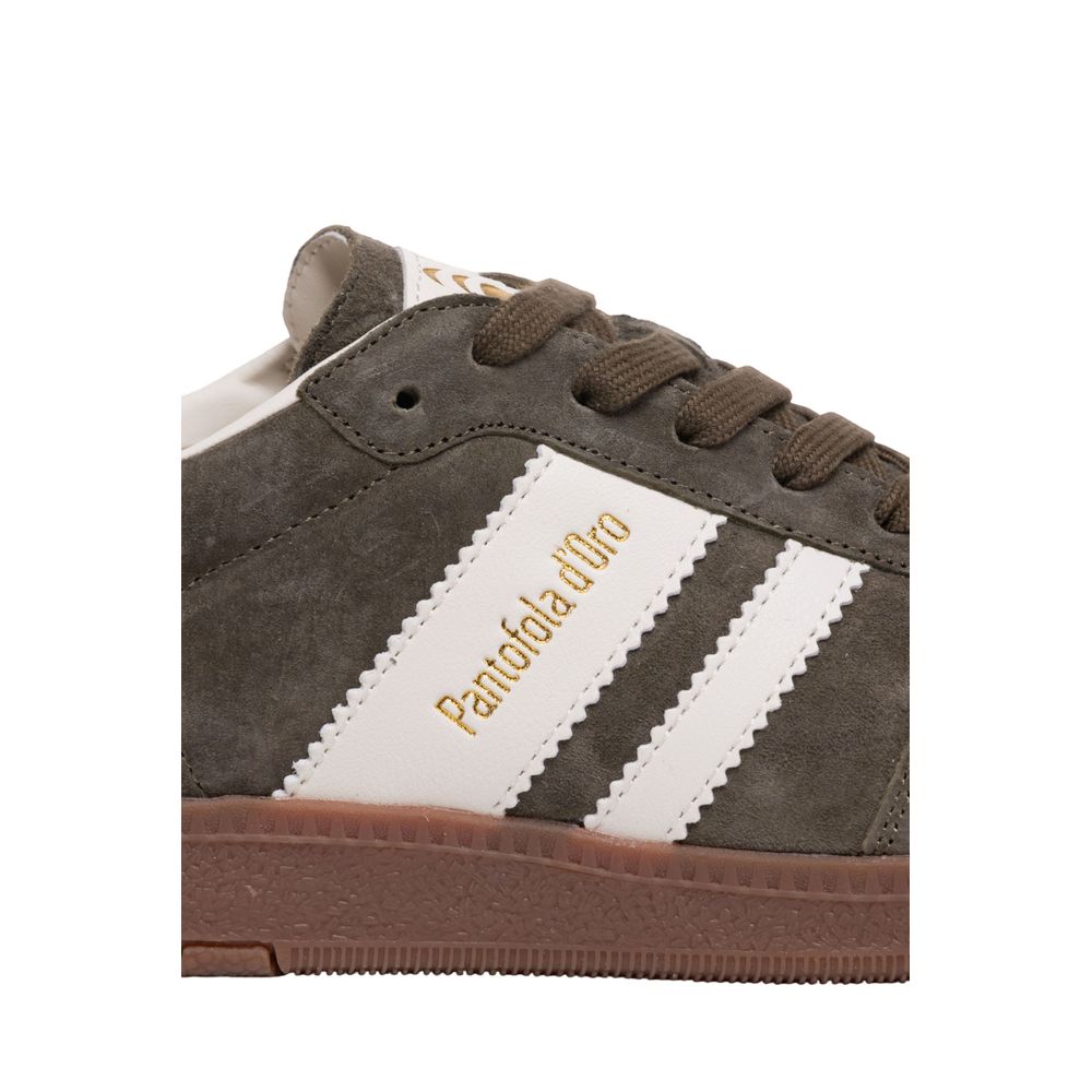 Pantofola D'Oro Green Suede Men's Sneaker