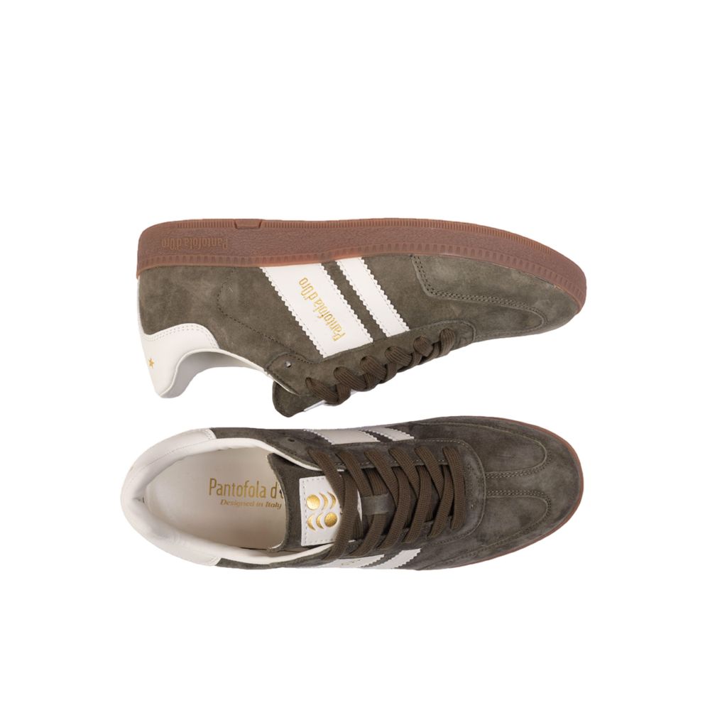 Pantofola D'Oro Green Suede Men's Sneaker