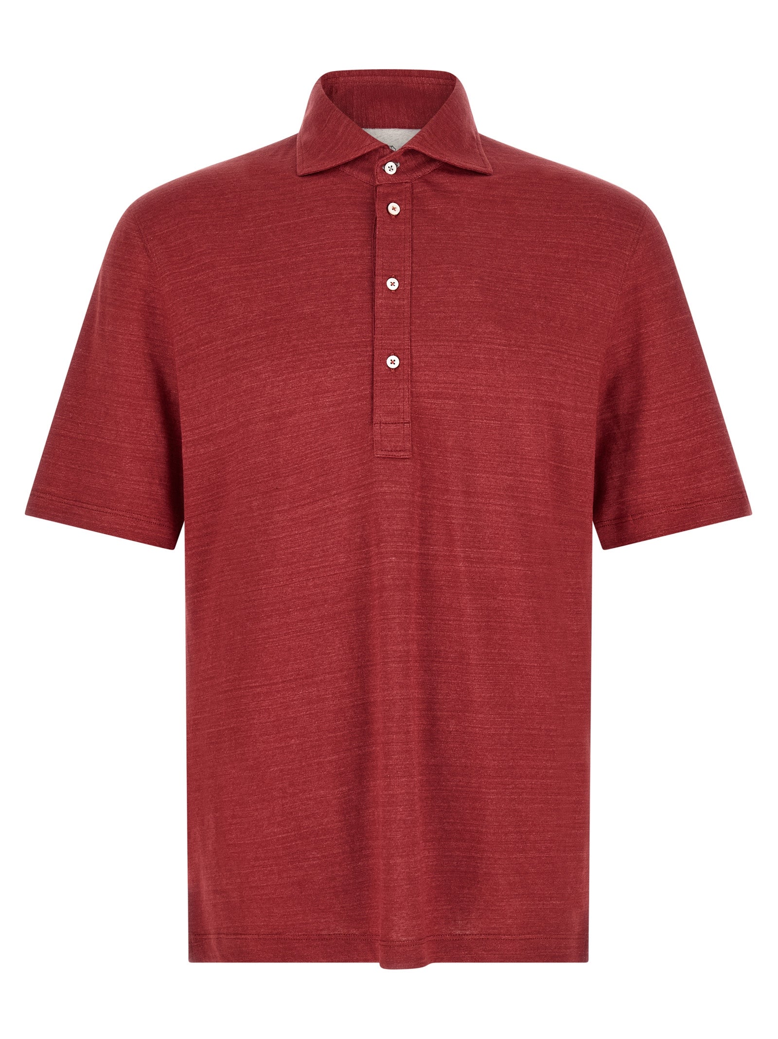Brunello Cucinelli Multicolor Linen Polo Shirt