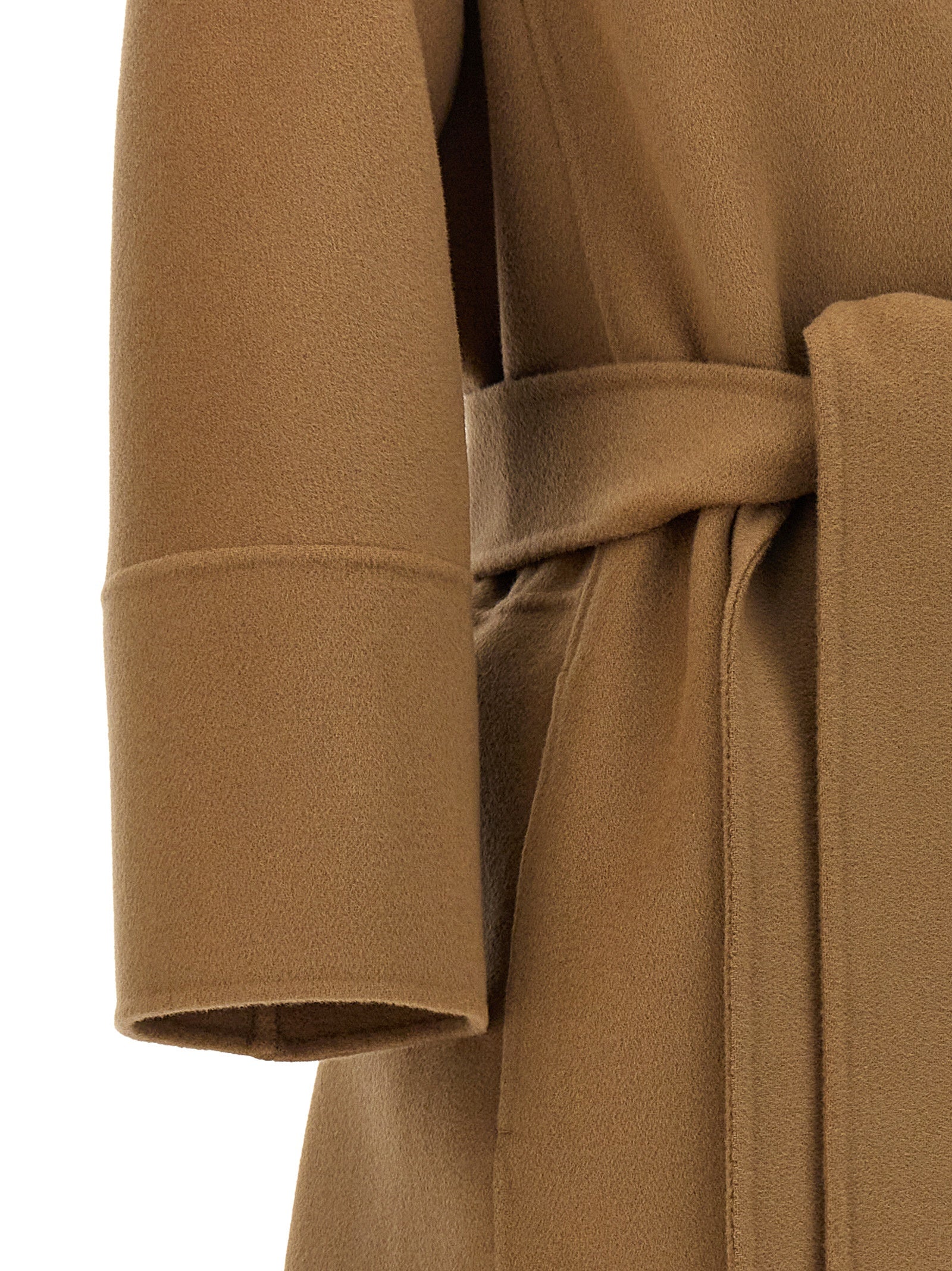 'S Max Mara Beige Wool Coat
