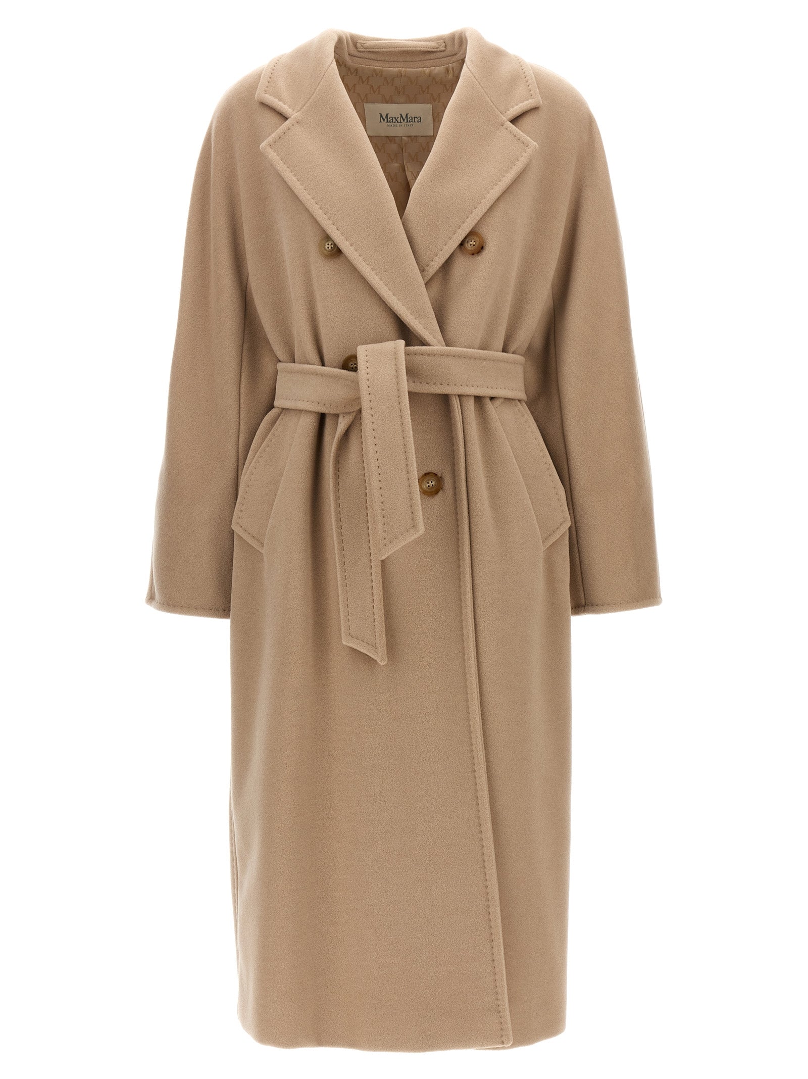 Max Mara Beige Virgin Wool Coat