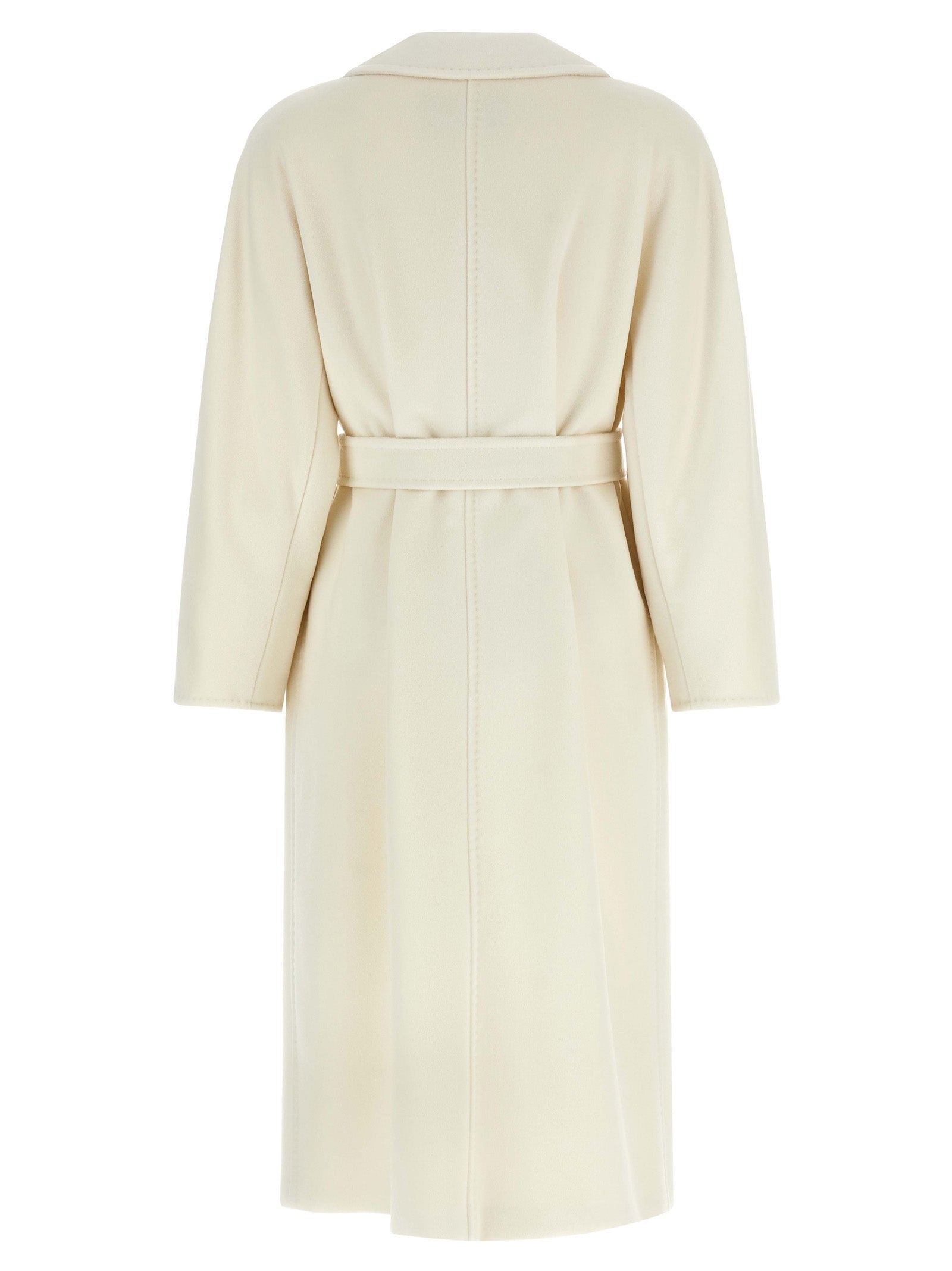 Max Mara White Virgin Wool Coat