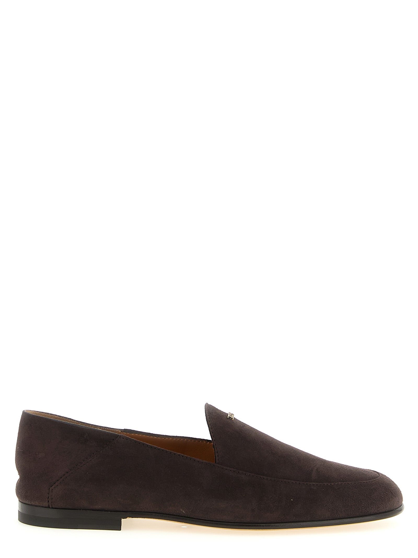 Tod's Brown Goatskin Slip-On Loafers