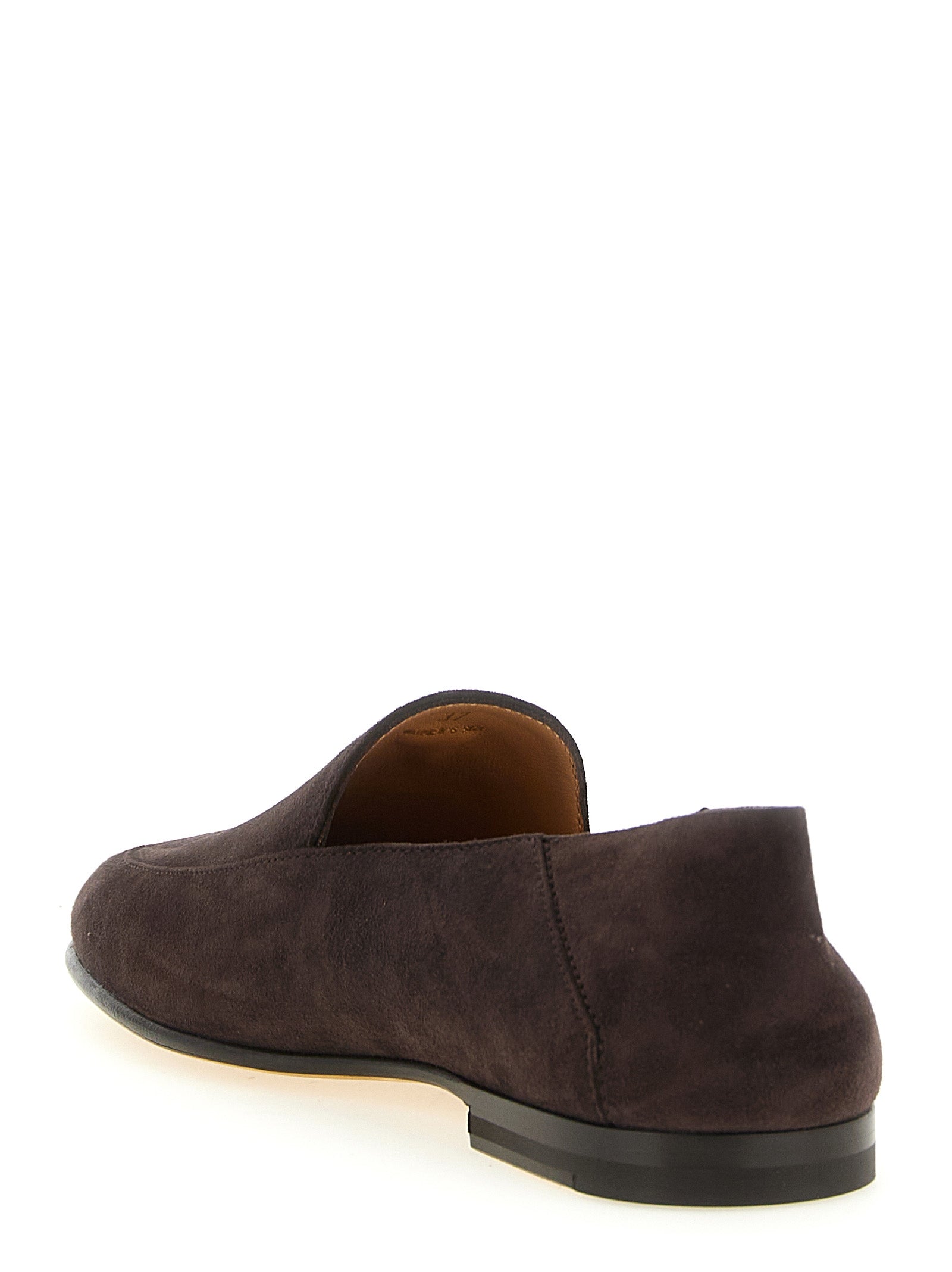 Tod's Brown Goatskin Slip-On Loafers
