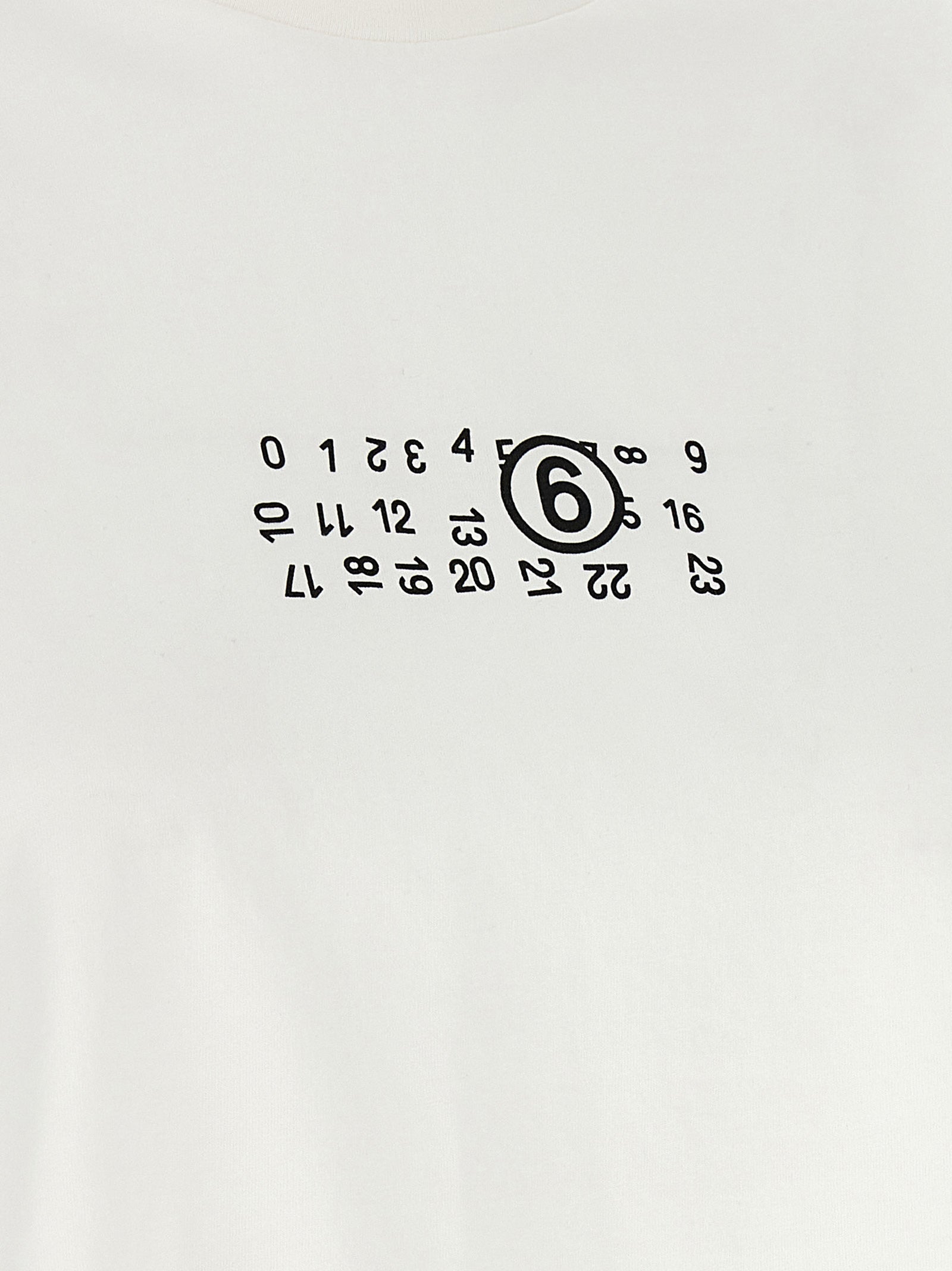 MM6 Maison Margiela White Cotton T-Shirt