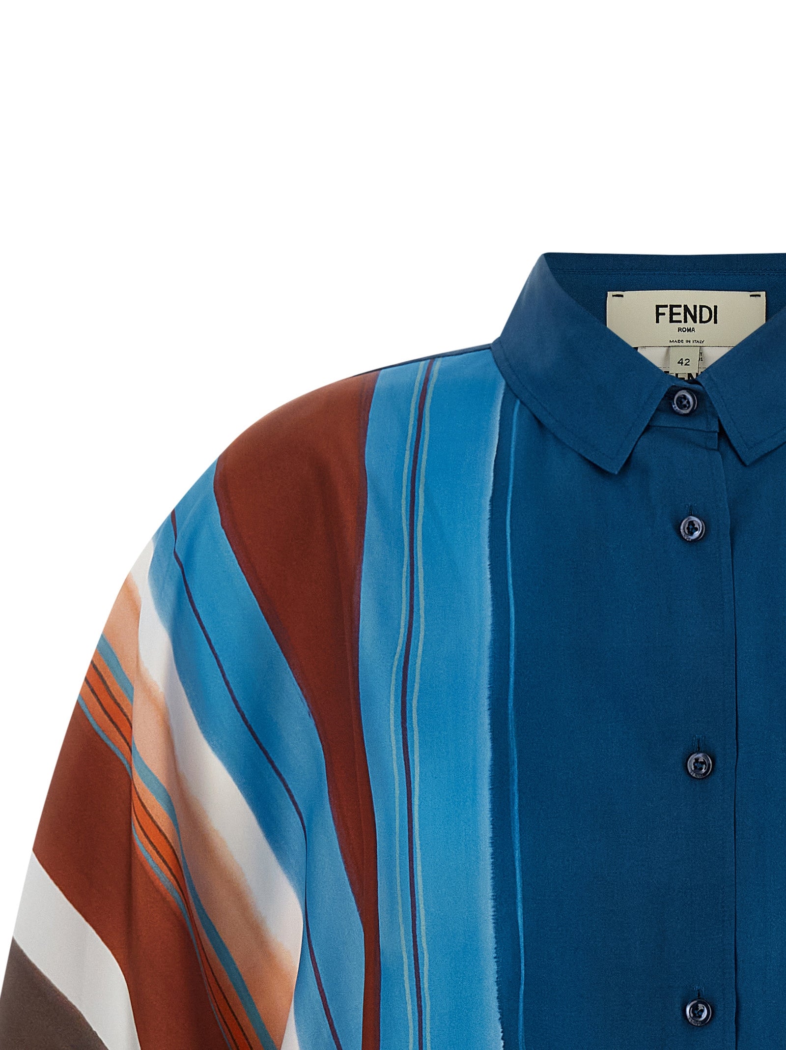 Fendi Multicolor Silk Blouse