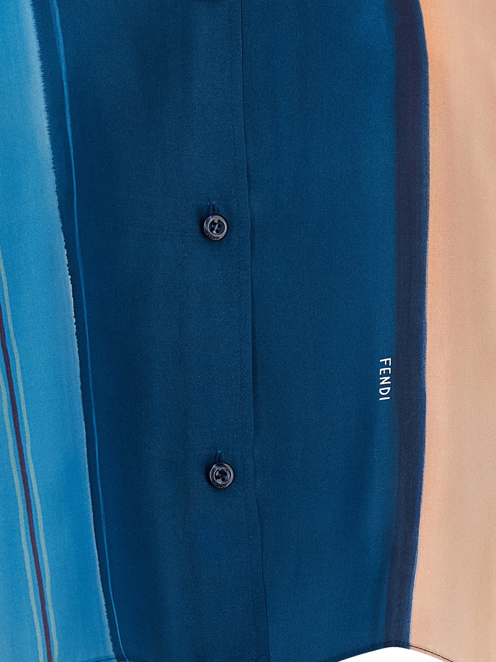 Fendi Multicolor Silk Blouse
