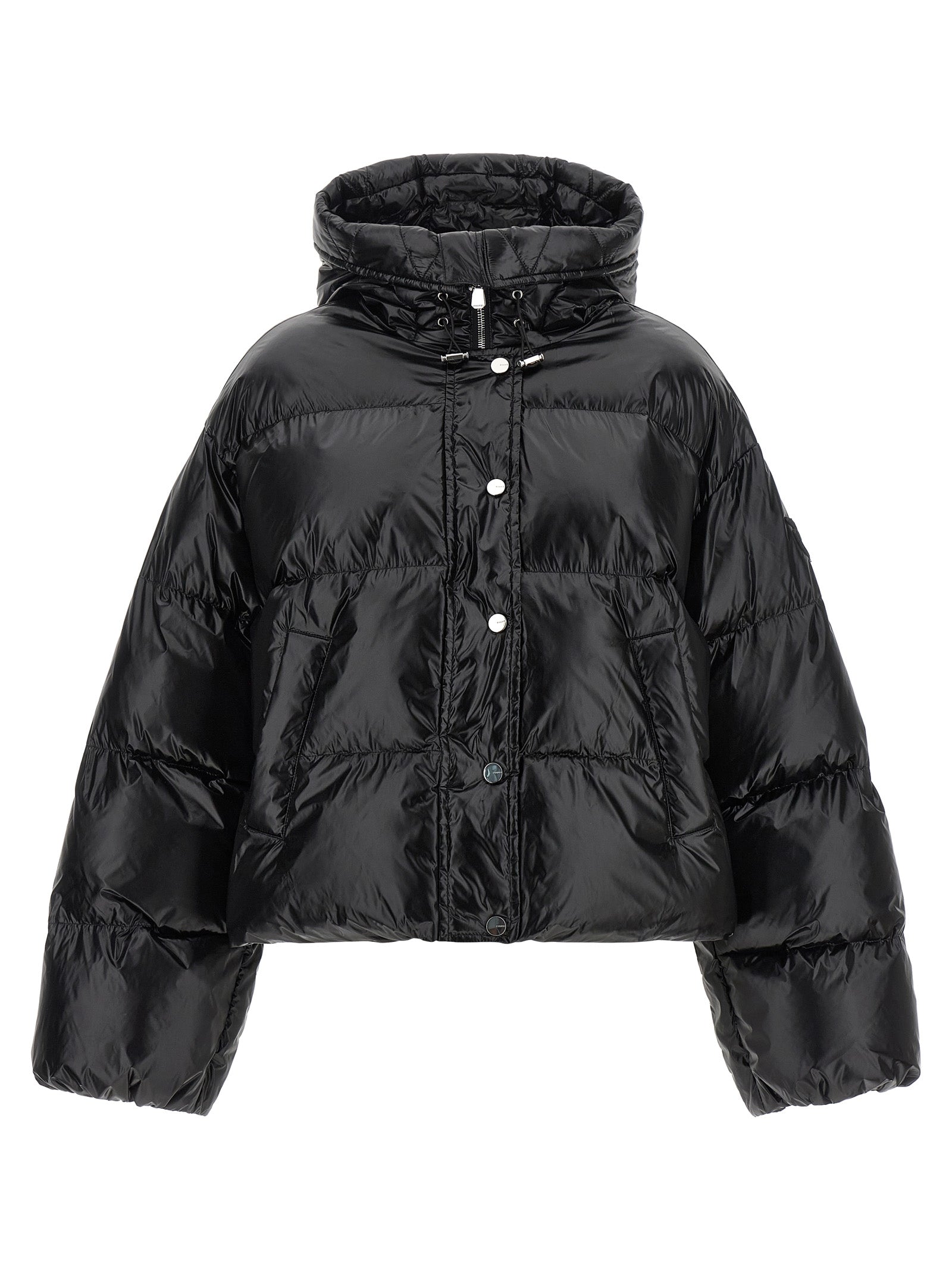 PINKO Black Polyamide Shell Jacket