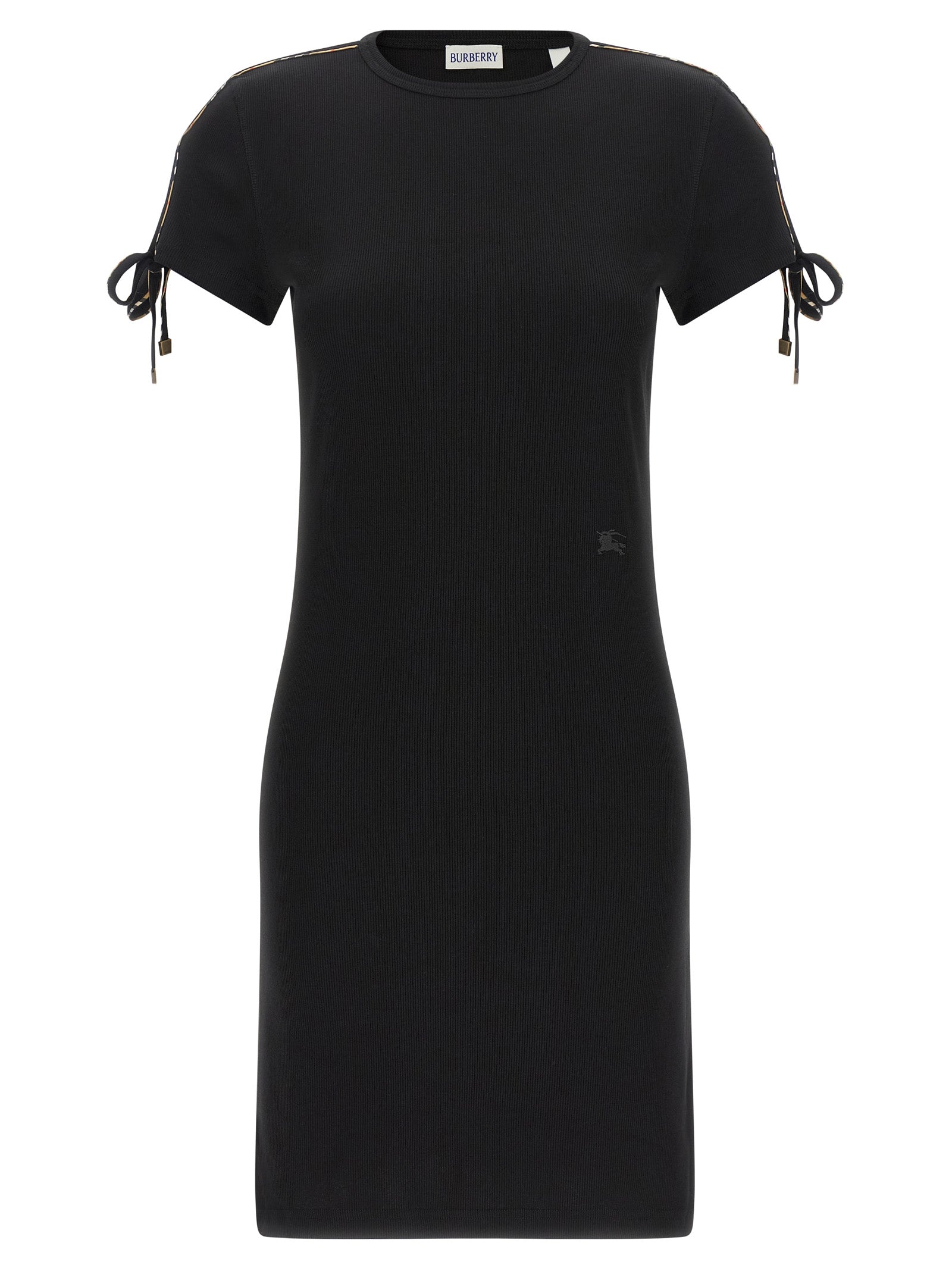 Burberry Black Cotton Short Dress