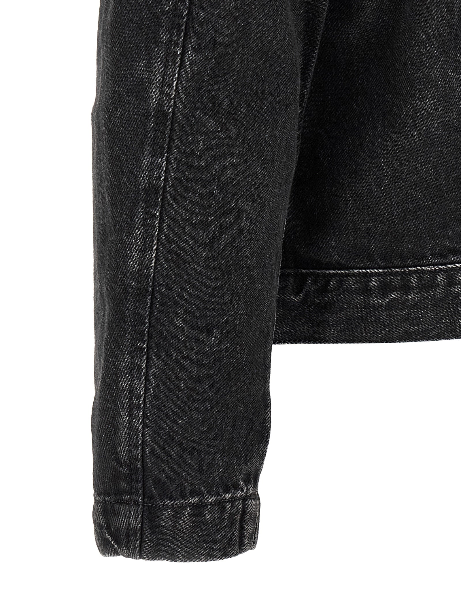 Diesel Black Cotton Denim Jacket