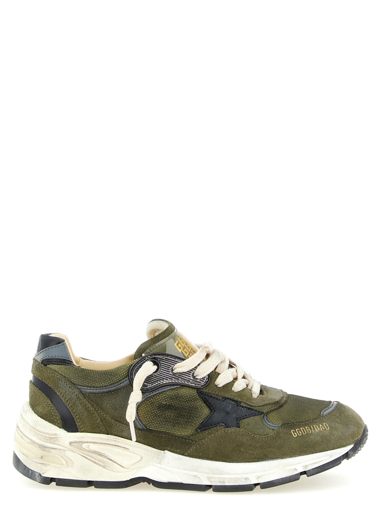 Golden Goose Bicolor Leather Athletic Sneakers