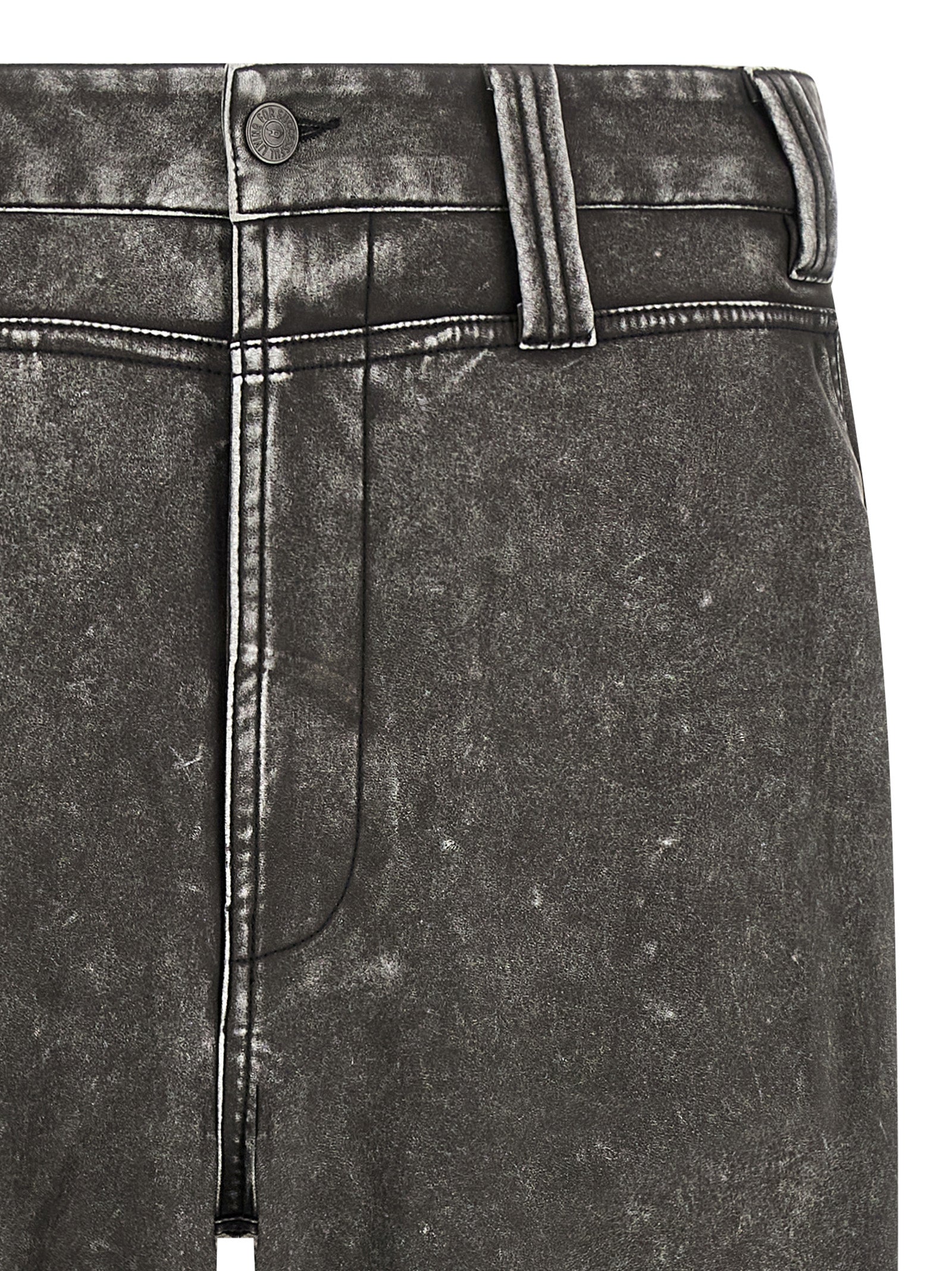 Diesel Gray Polyethylene Casual Pants
