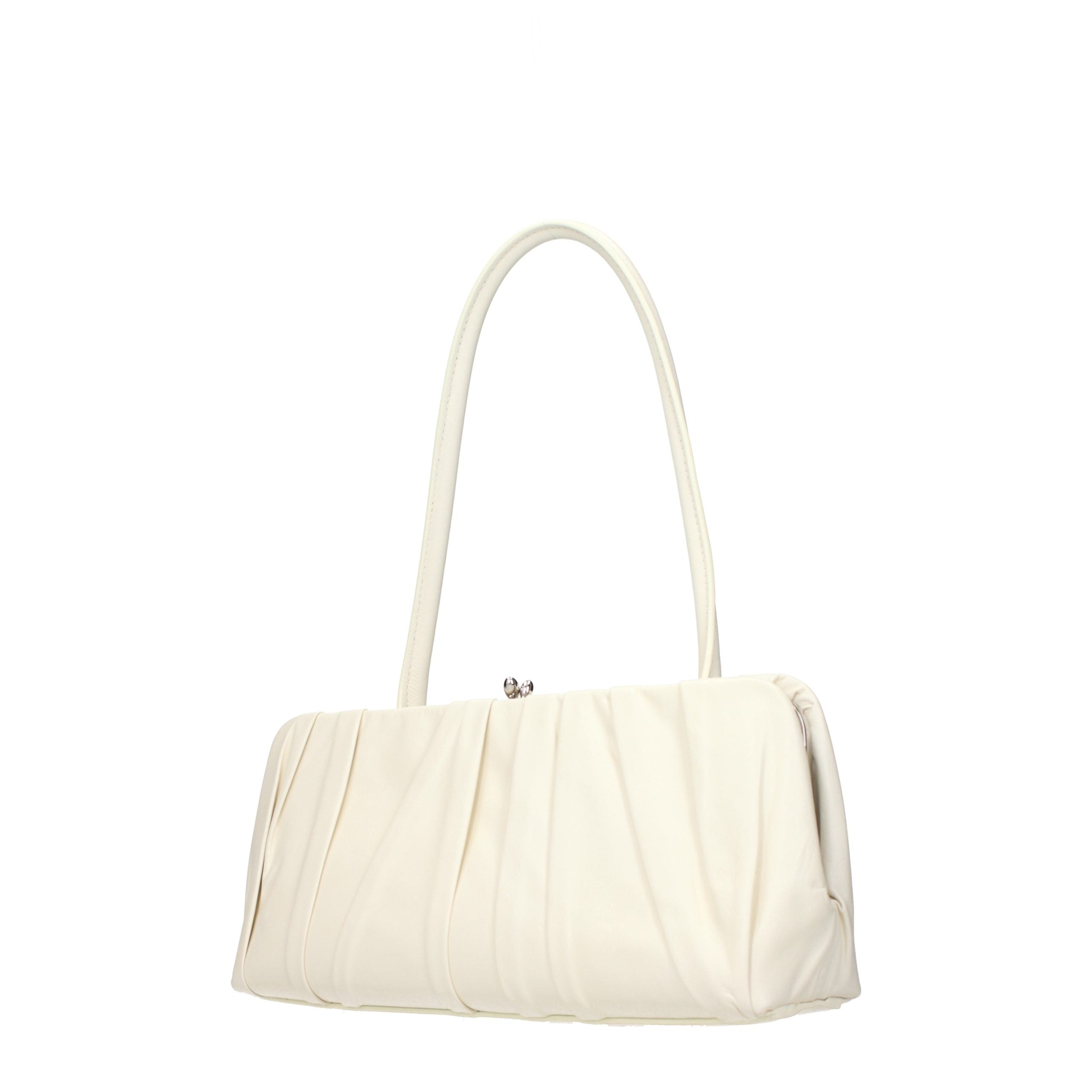 Jil Sander White Leather Shoulder Bag