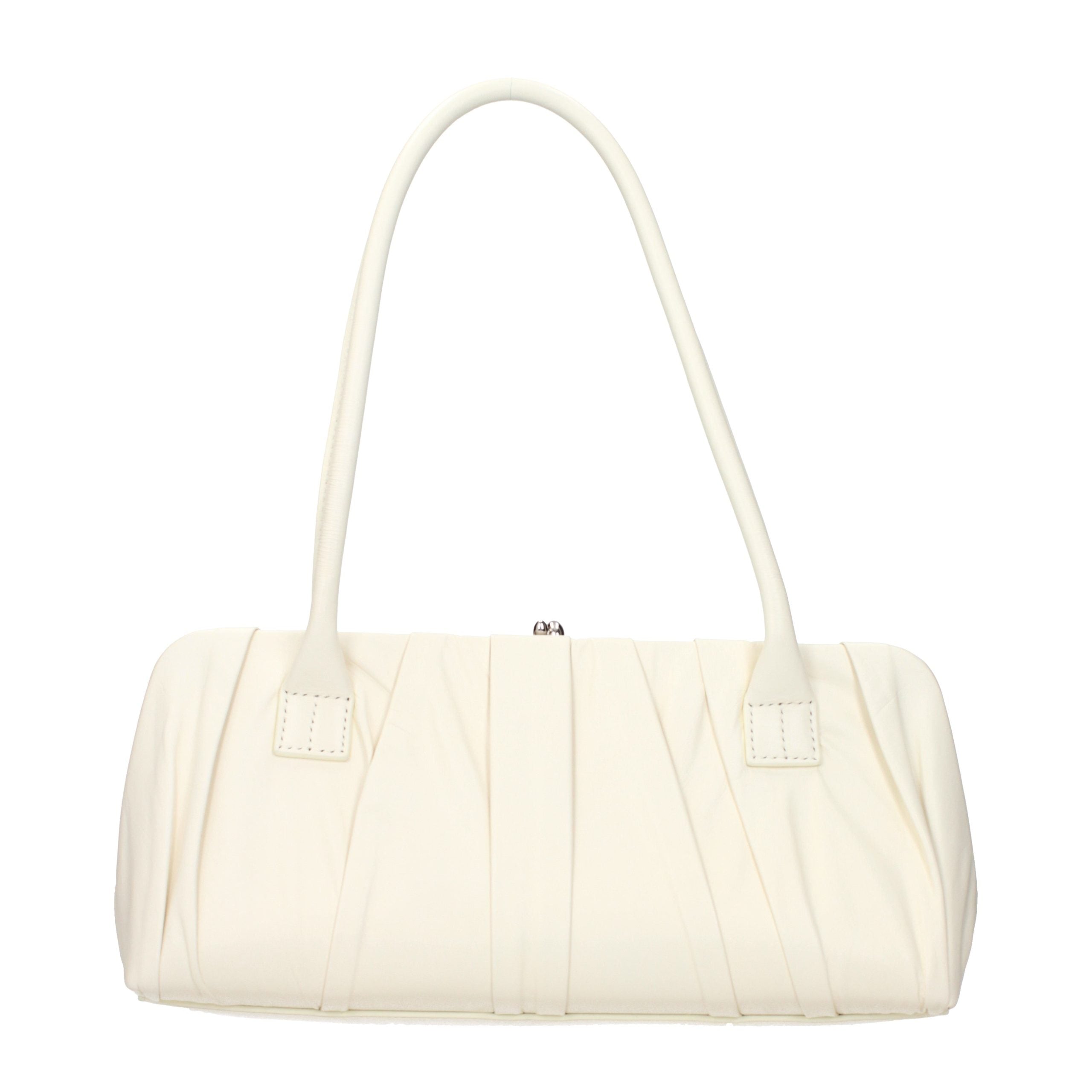 Jil Sander White Leather Shoulder Bag