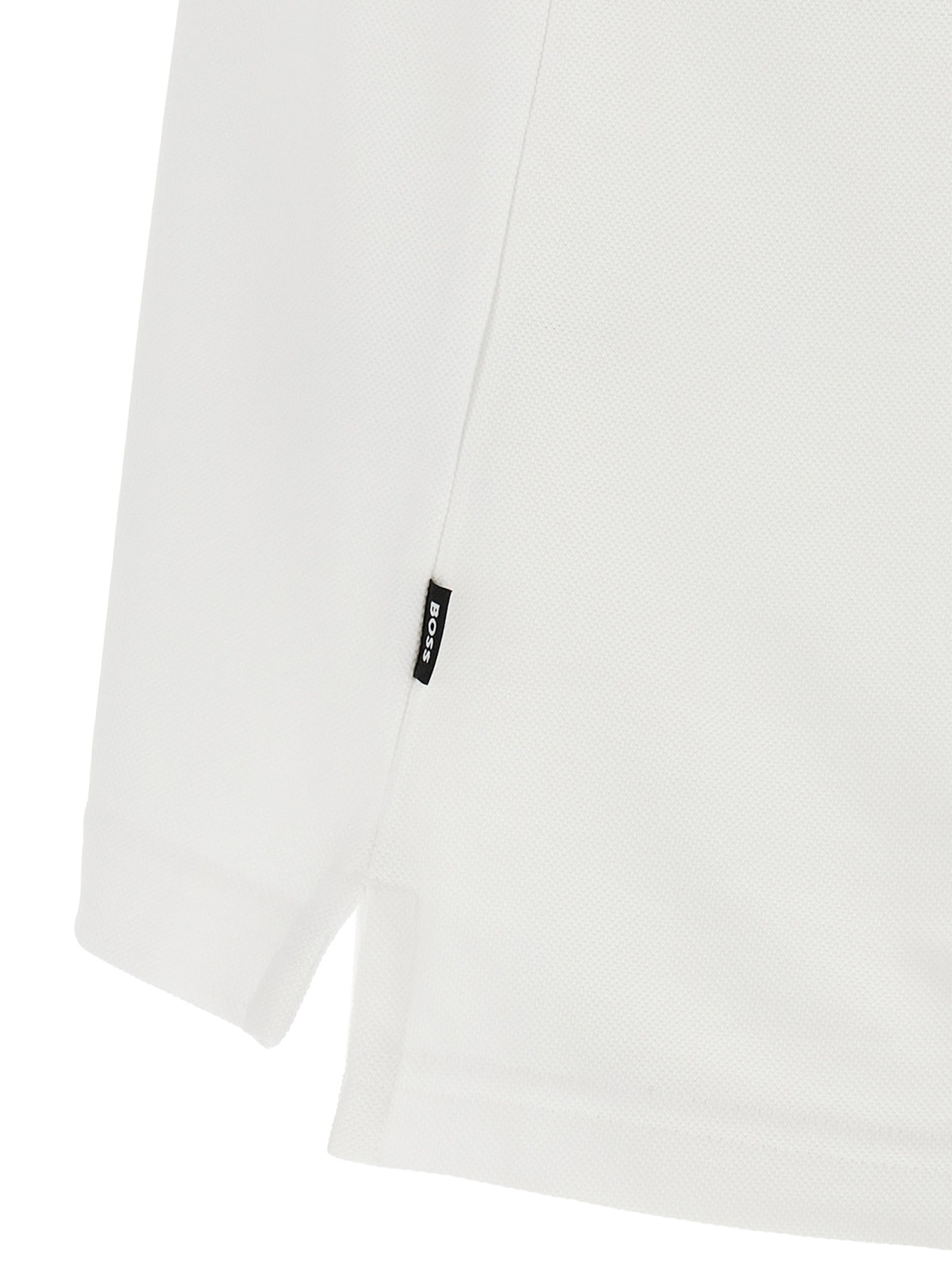 Hugo Boss White Cotton Polo Shirt