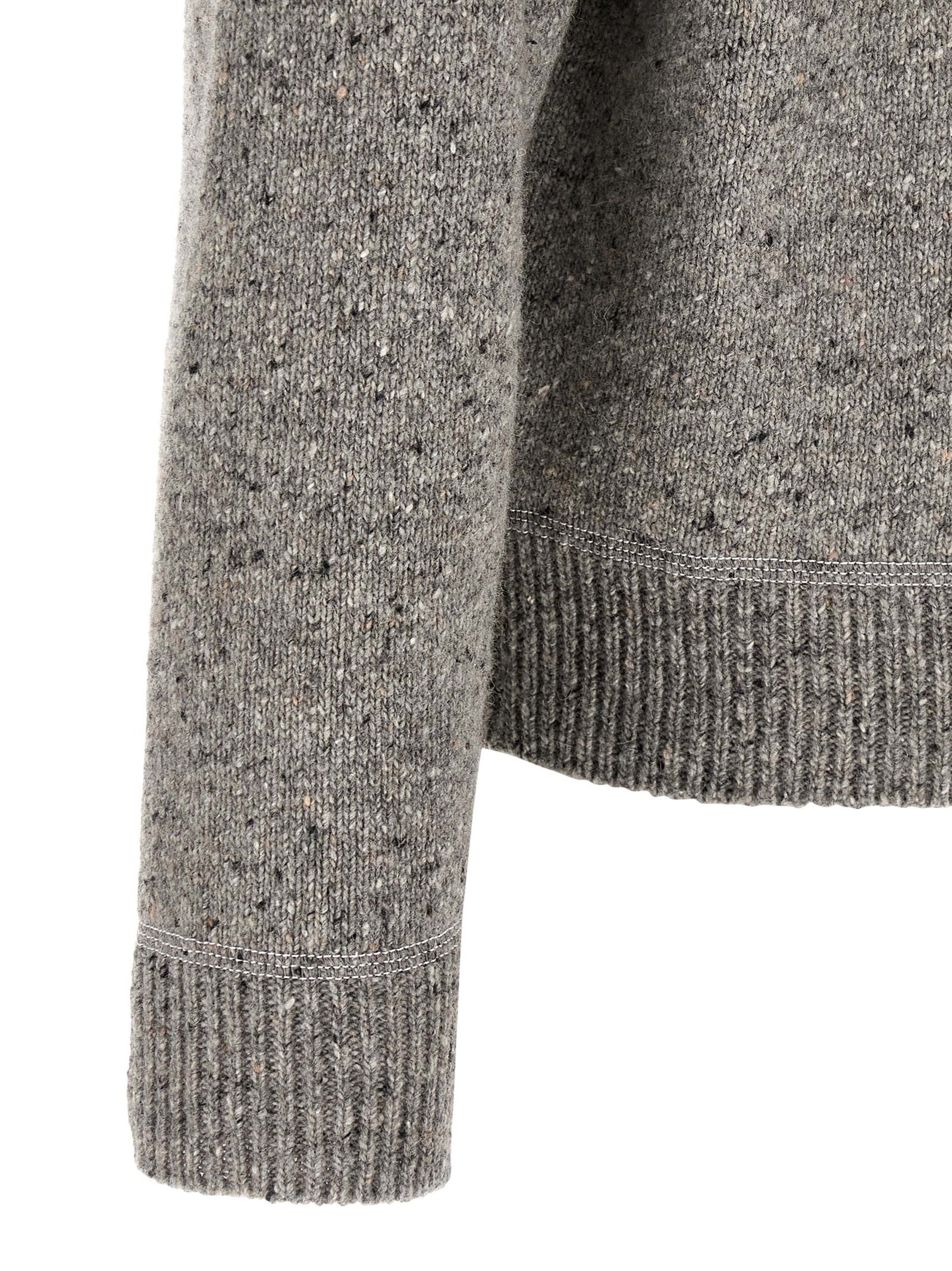 Dsquared² Gray Wool Cardigan