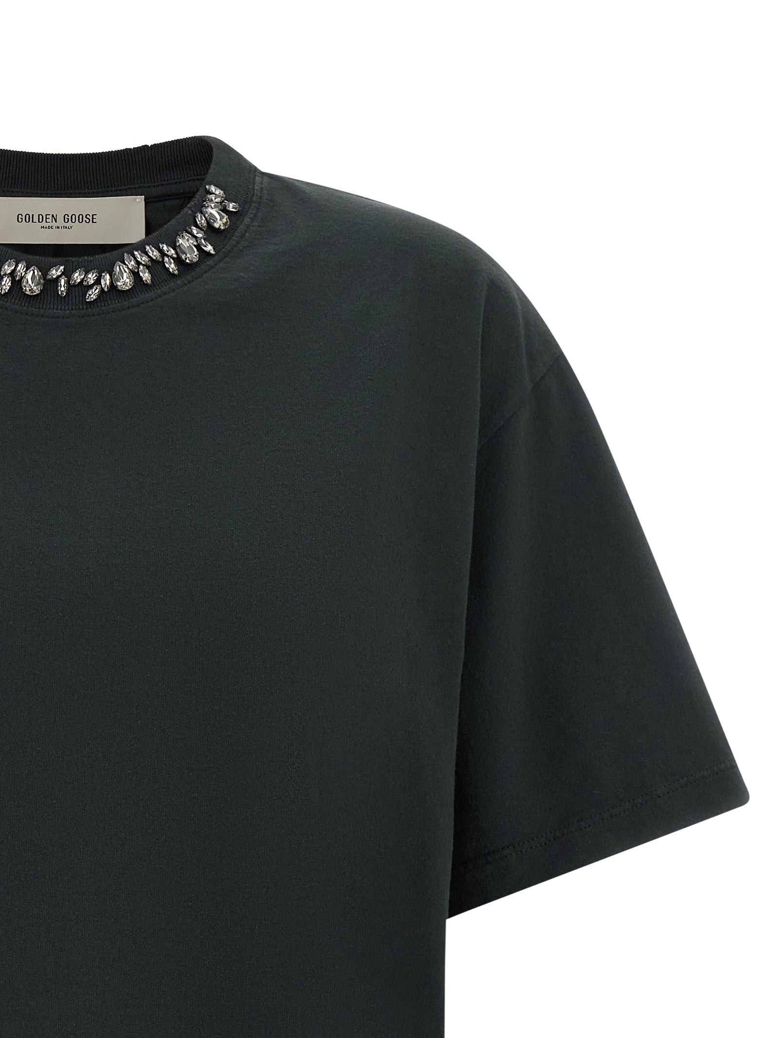 Golden Goose Black Cotton T-Shirt
