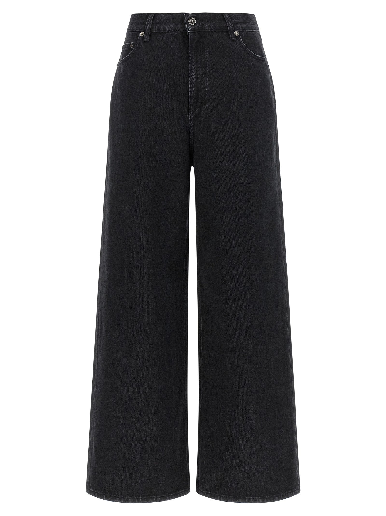 Golden Goose Black Cotton Flared Jeans