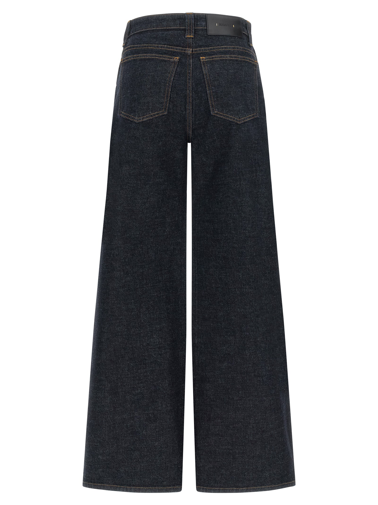 Khaite Blue Cotton Flared Jeans