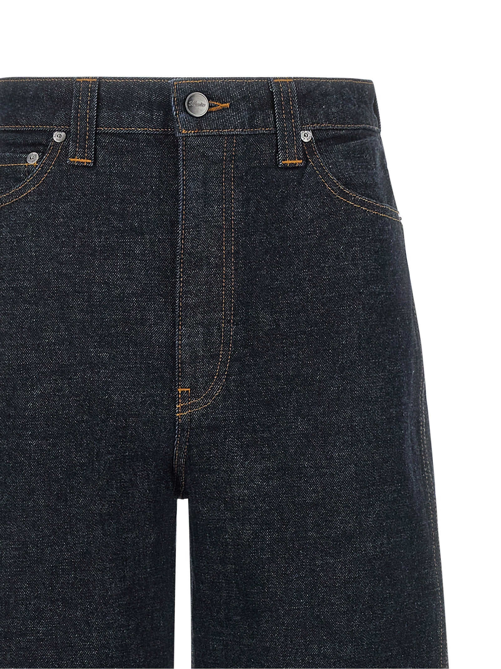 Khaite Blue Cotton Flared Jeans
