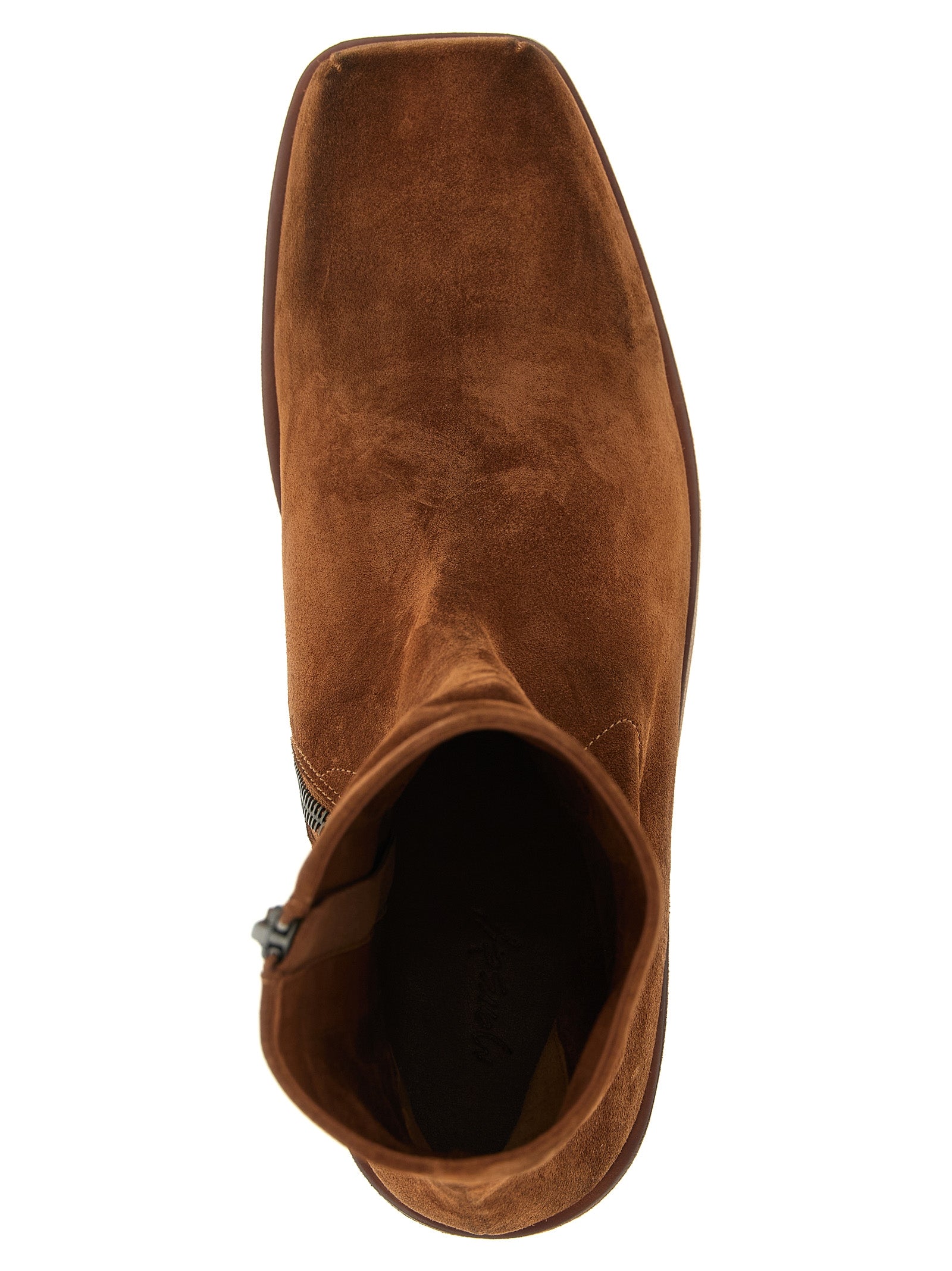 Marsell Brown Calfskin Ankle Boots