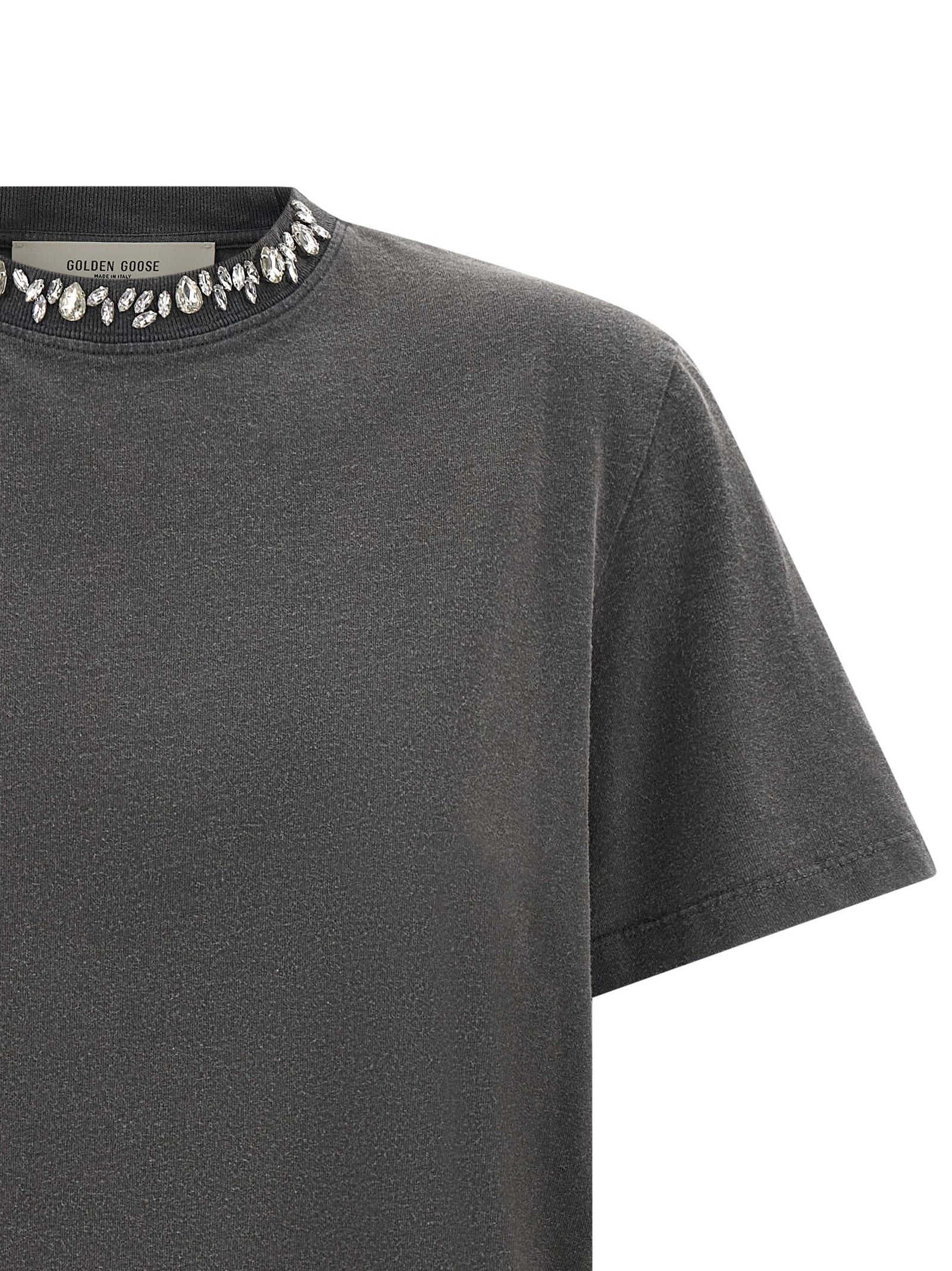 Golden Goose Gray Cotton T-Shirt