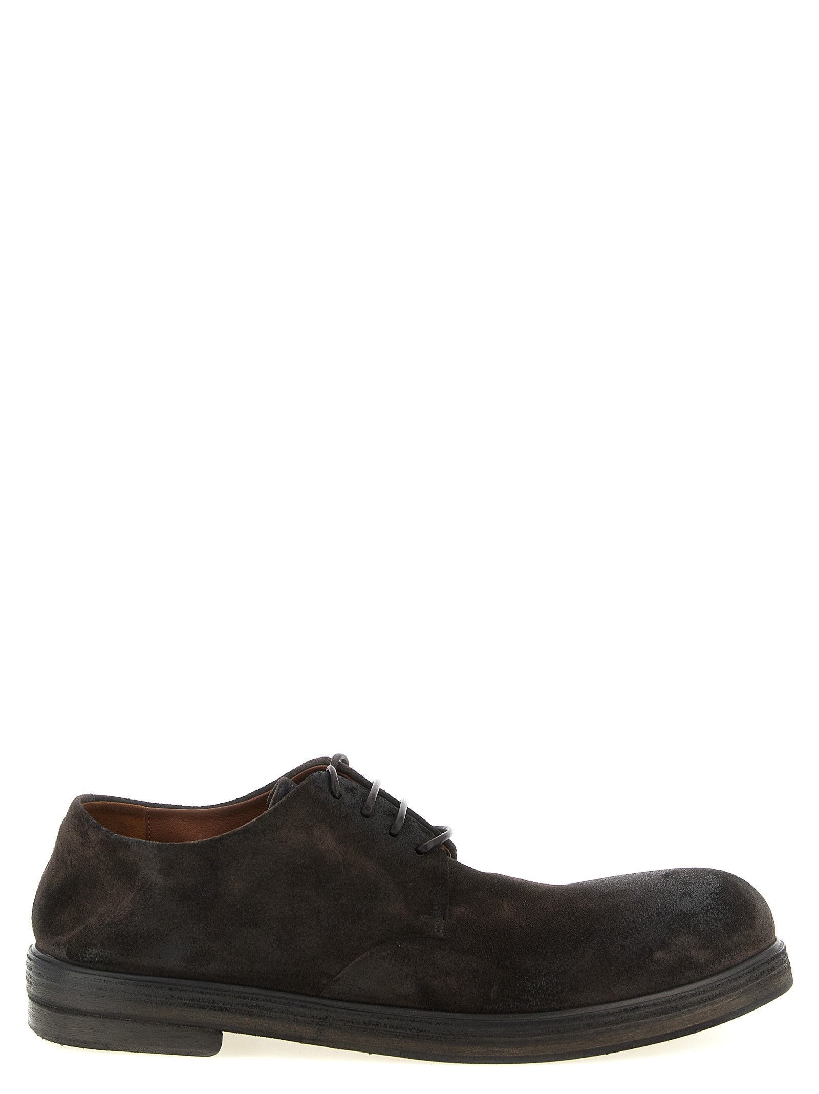 Marsell Brown Calfskin Oxfords And Derbies