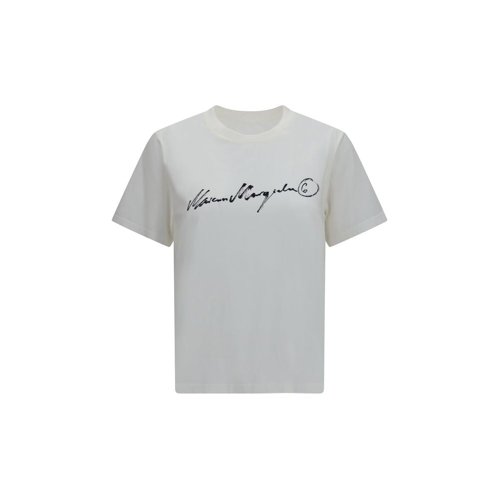 MM6 White Cotton T-Shirt