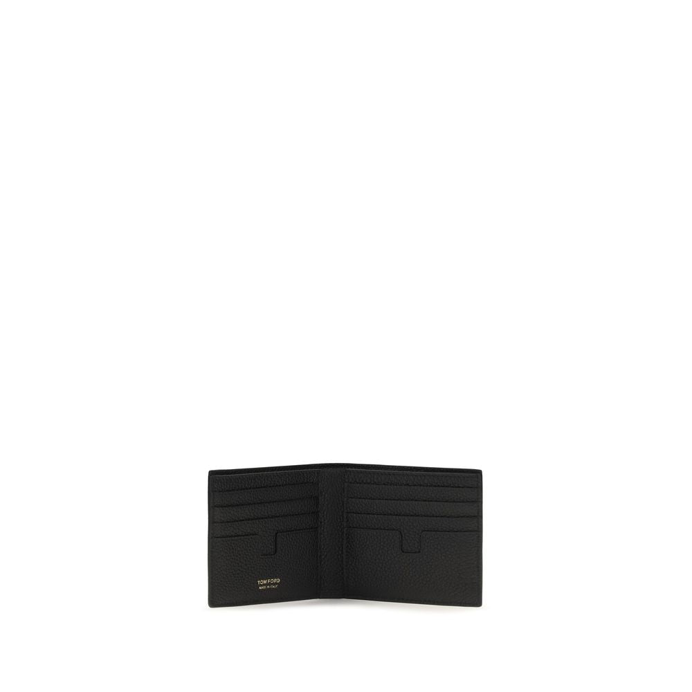 Tom Ford Black Calf Leather Bos Taurus Wallet