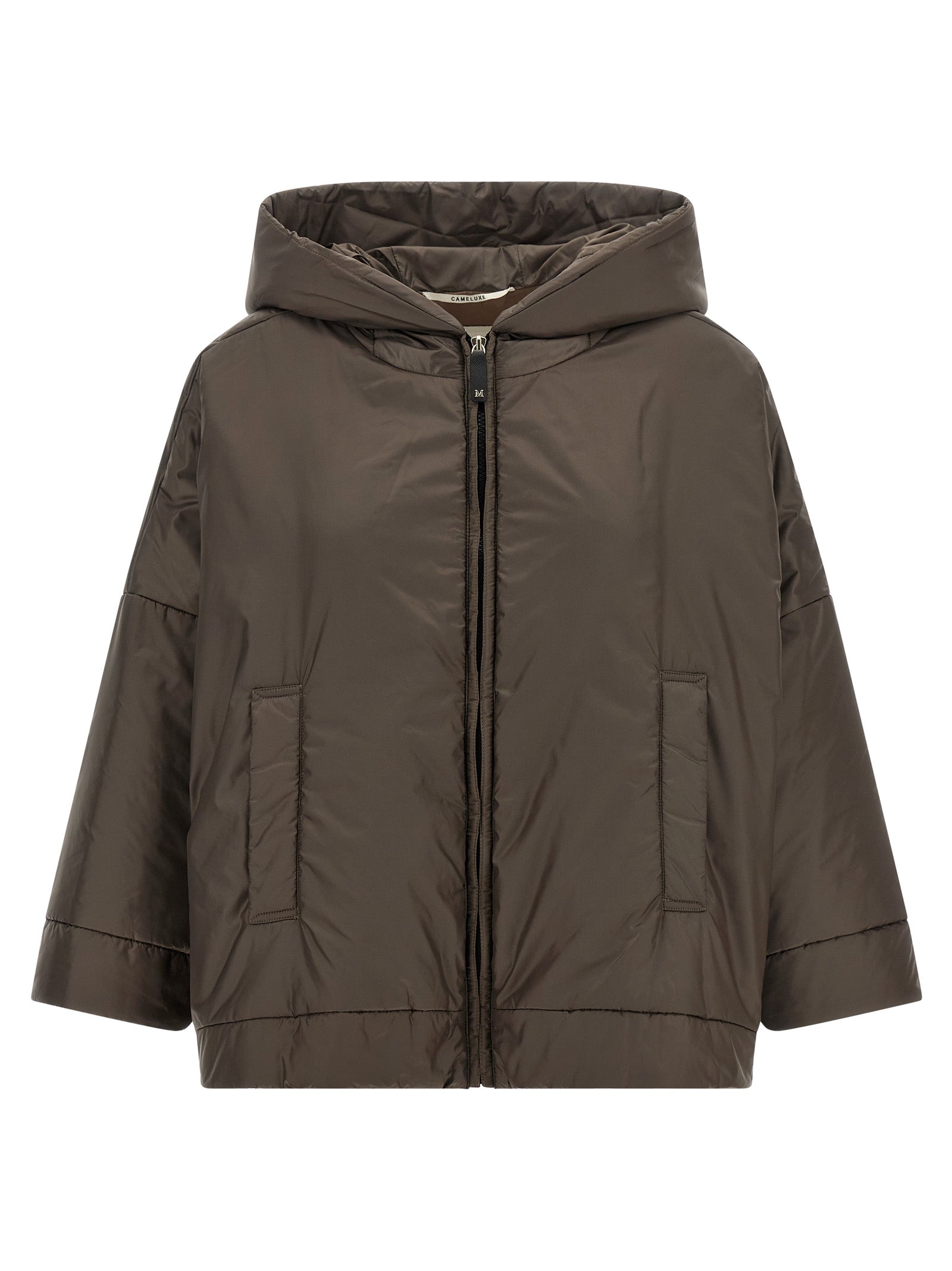 Max Mara Brown Polyester Shell Jacket