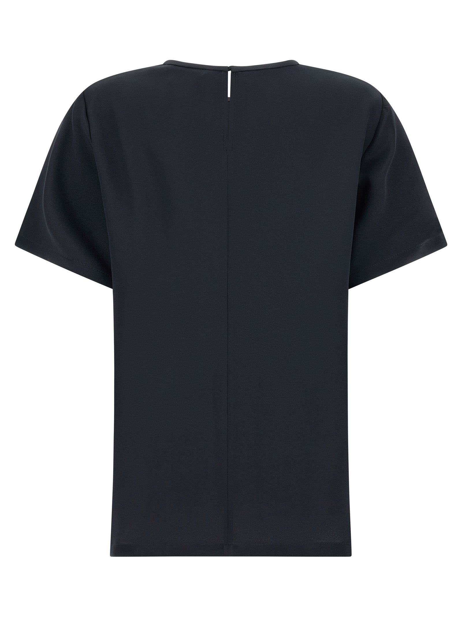 Max Mara Black Silk Blouse