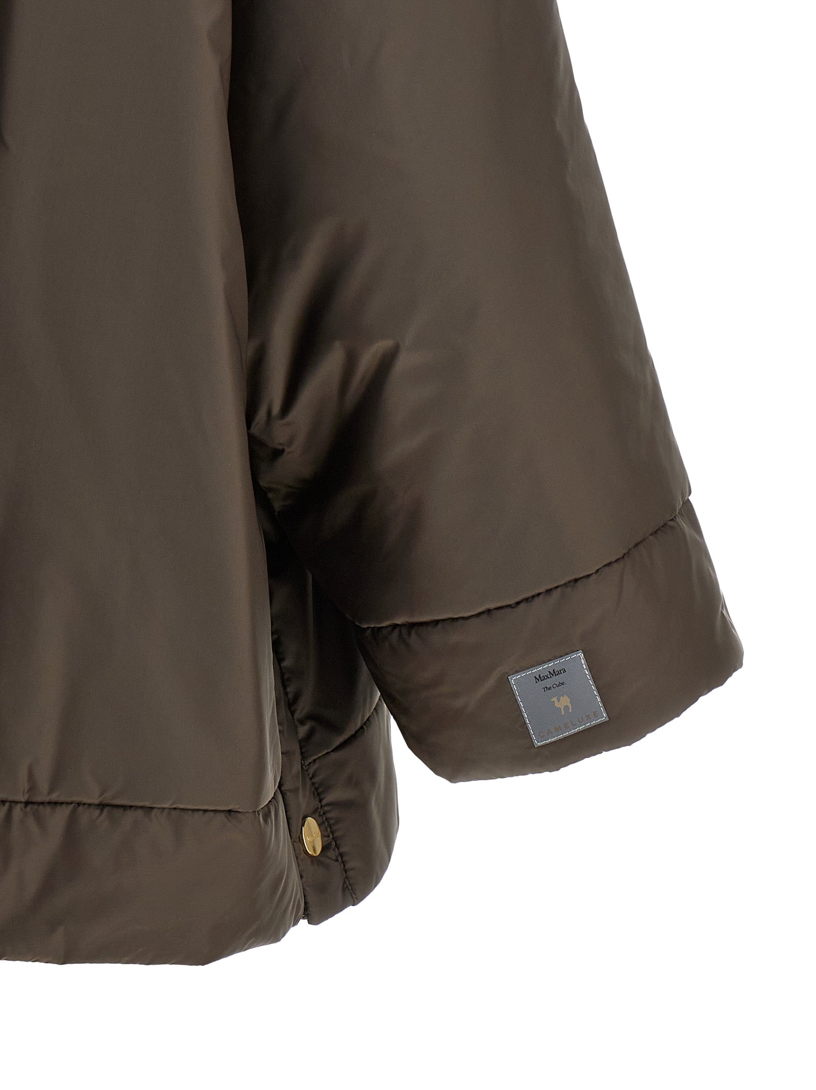 Max Mara Brown Polyester Shell Jacket