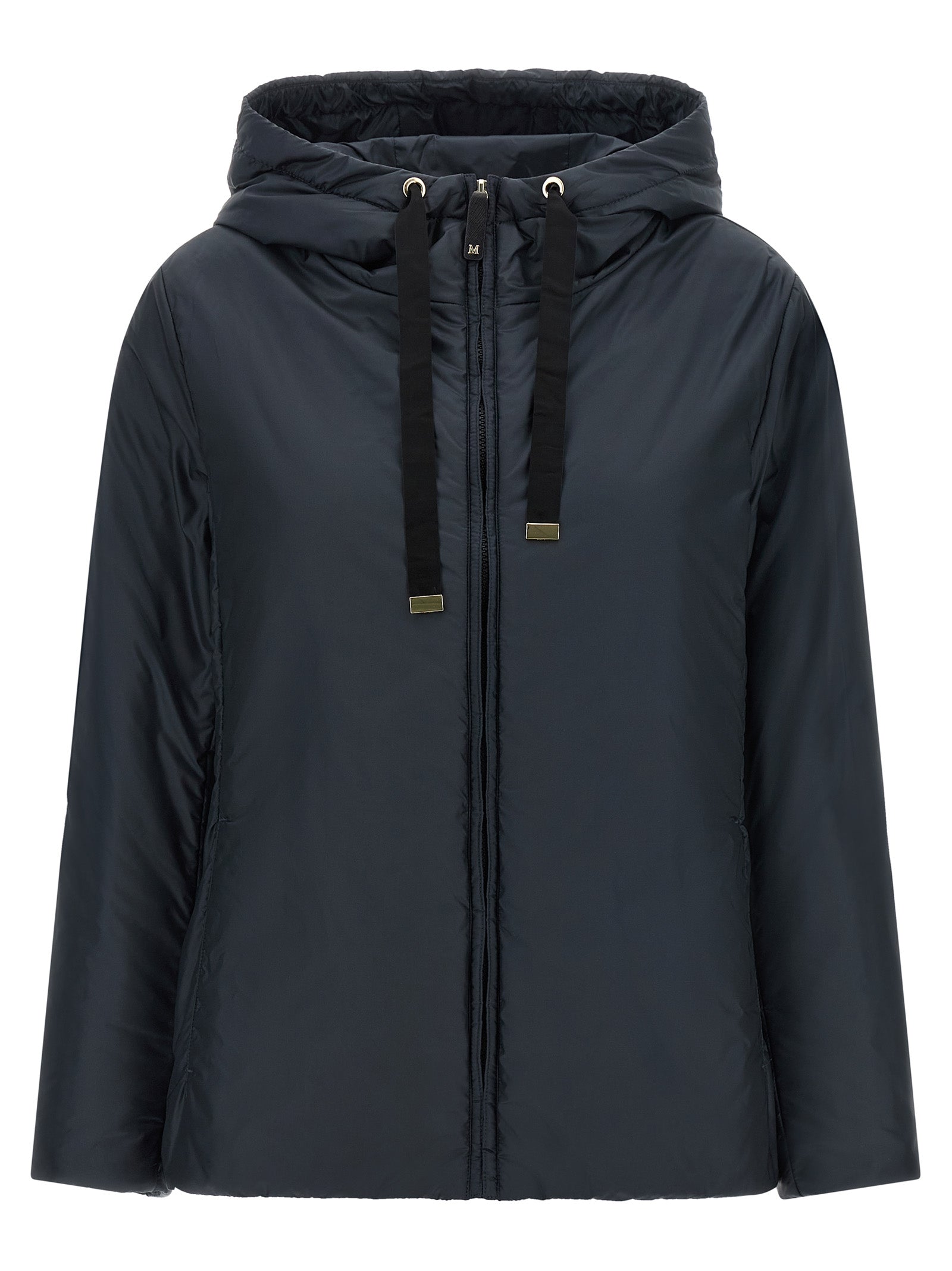 Max Mara Blue Polyester Shell Jacket