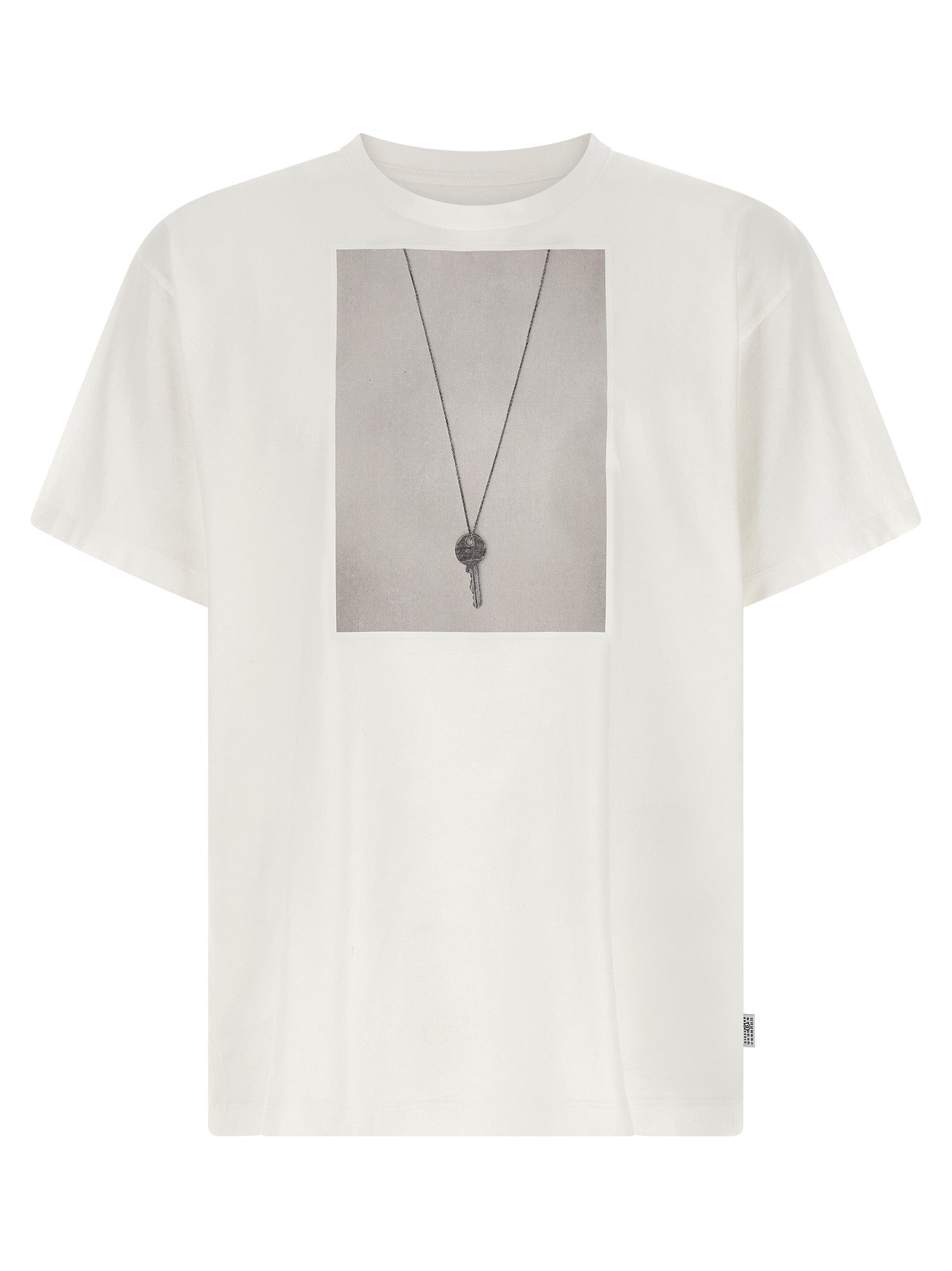 MM6 Maison Margiela White Cotton T-Shirt