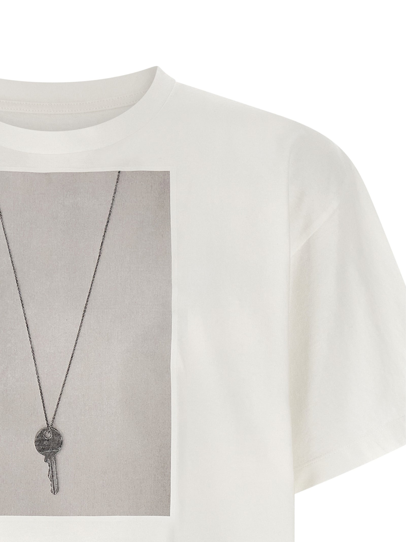 MM6 Maison Margiela White Cotton T-Shirt