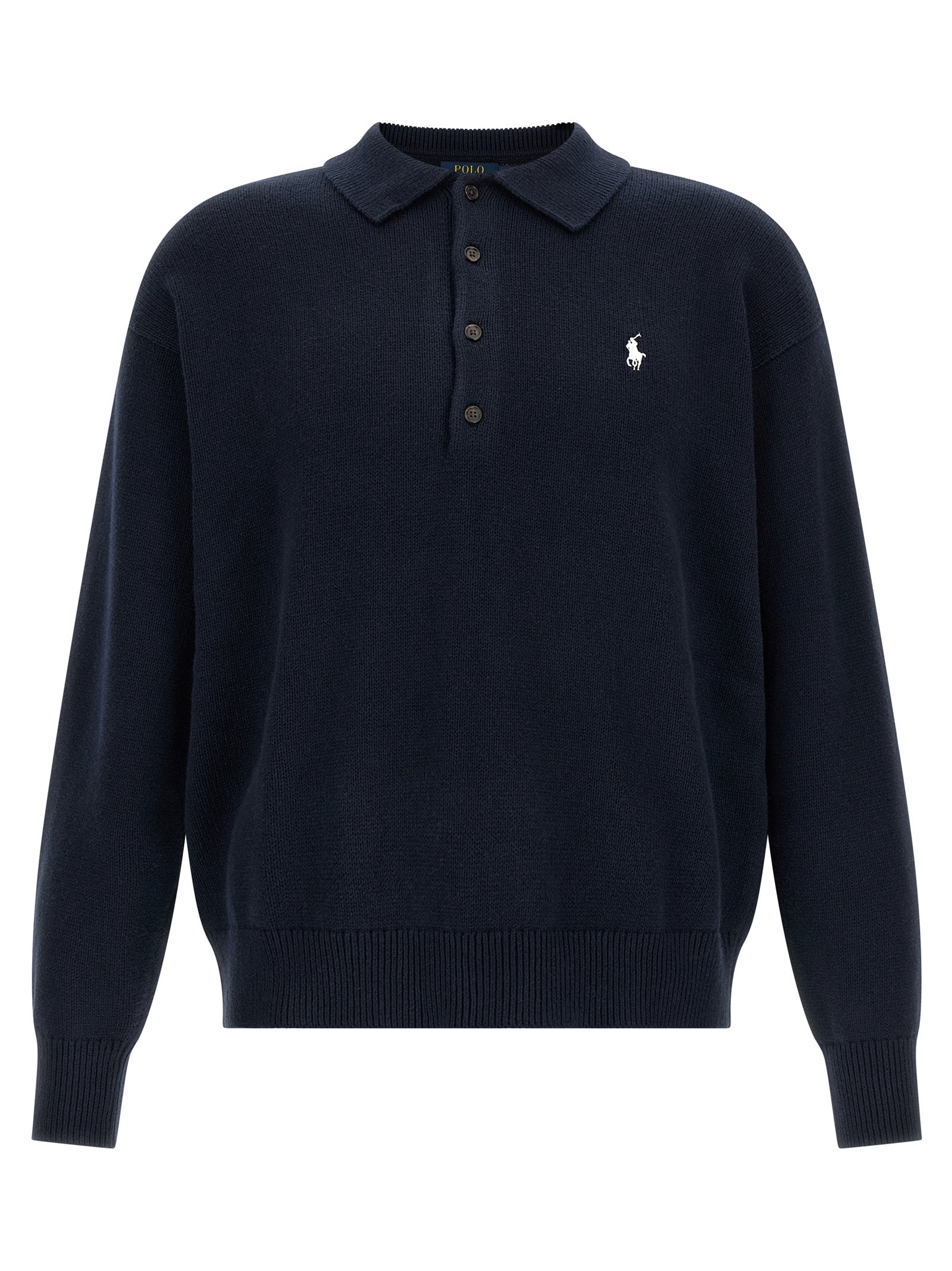 Polo Ralph Lauren Blue Cotton Cardigan