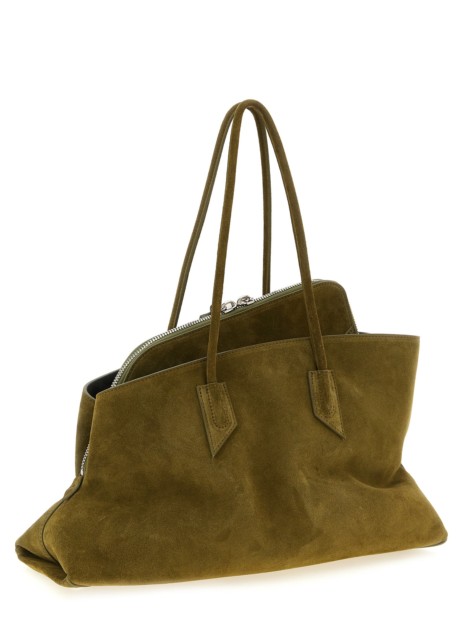 The Attico Bicolor Bovine Leather Shoulder Bag