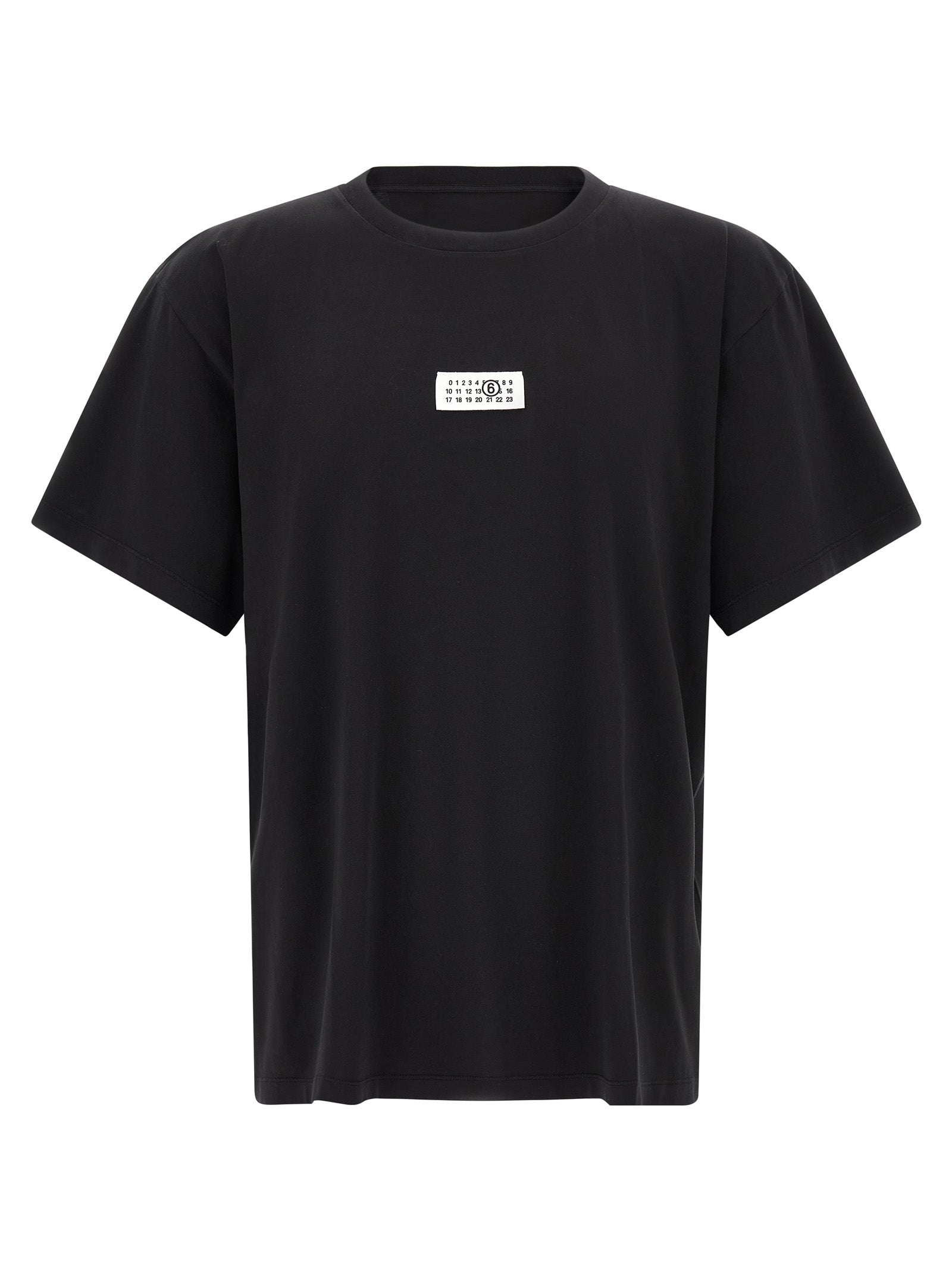 MM6 Maison Margiela Black Cotton T-Shirt