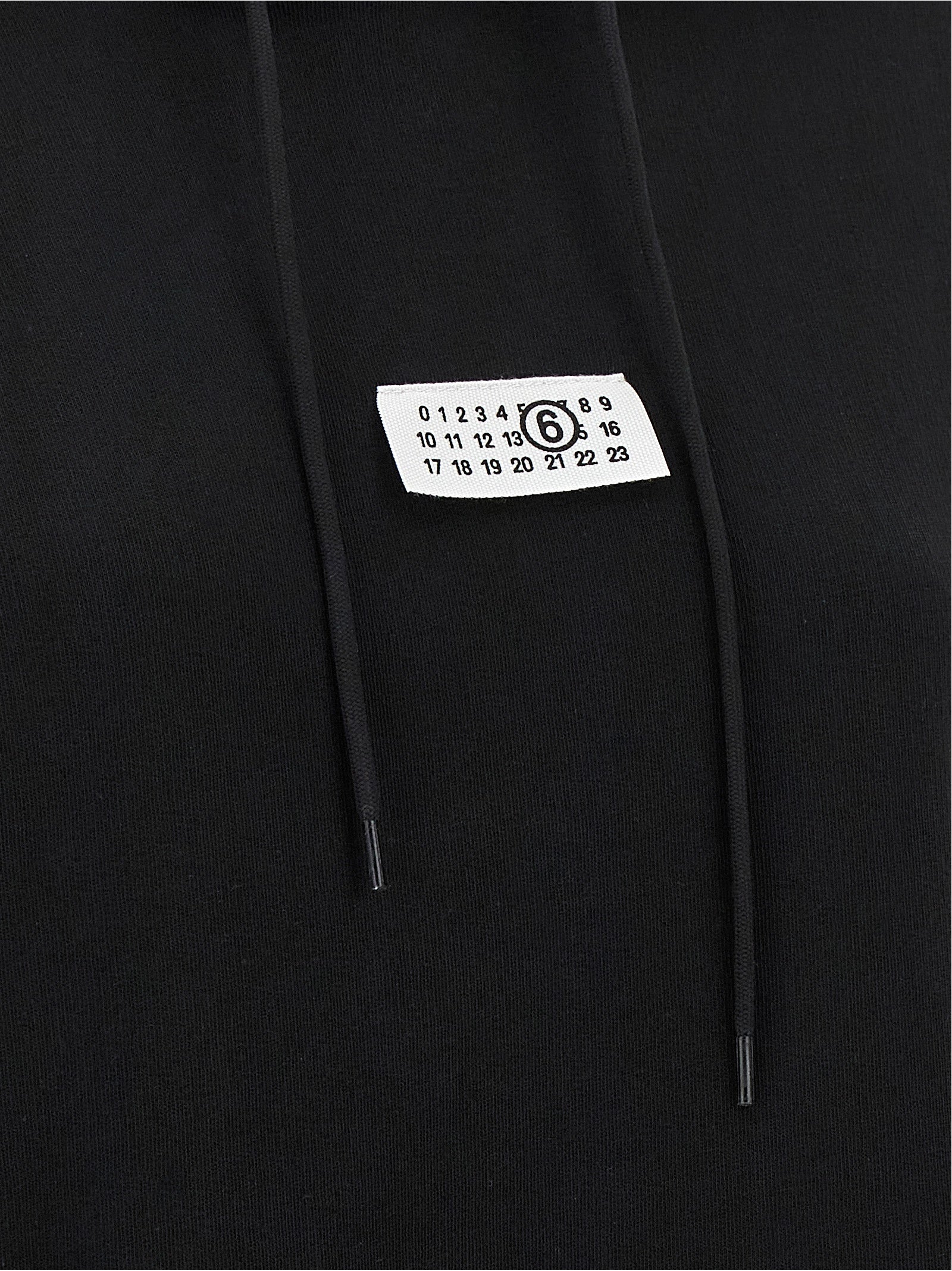 MM6 Maison Margiela Black Cotton Sweatshirt