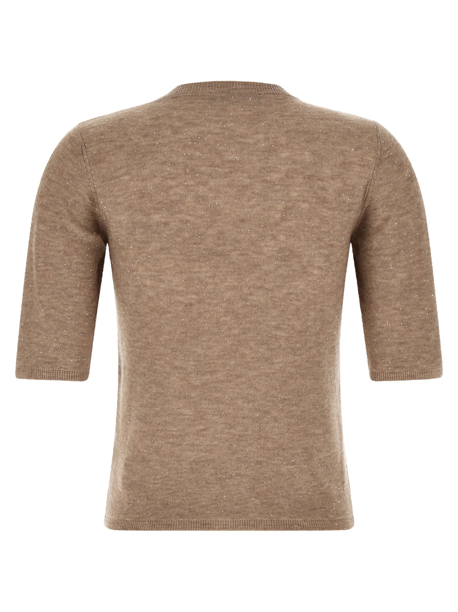 Fabiana Filippi Beige Wool T-Shirt