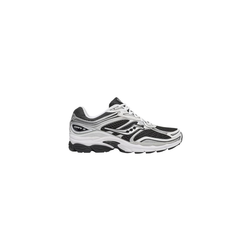 Saucony Black And White Synthetic Athletic Sneakers