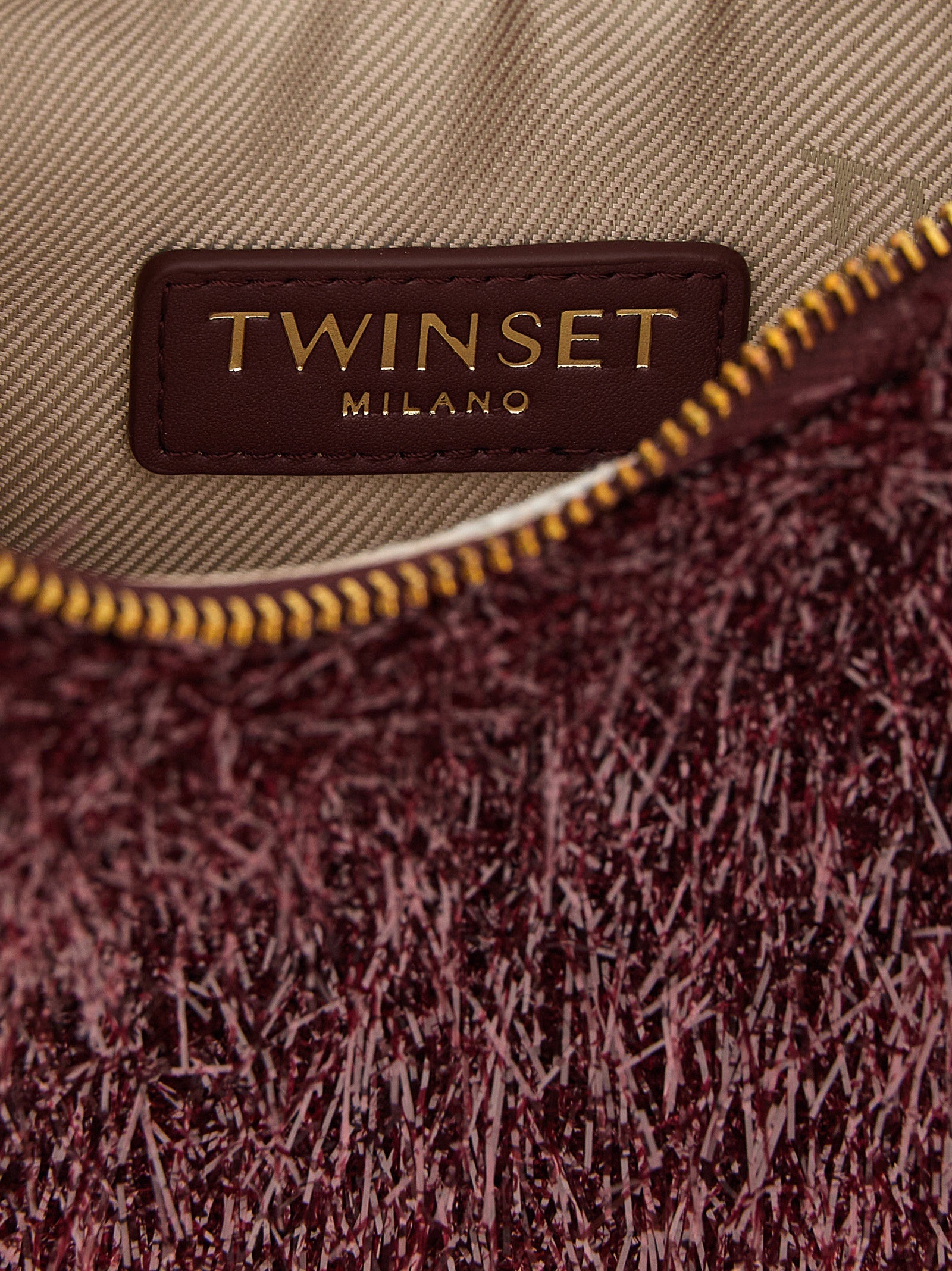Twinset Bordeaux Polyester Handbag